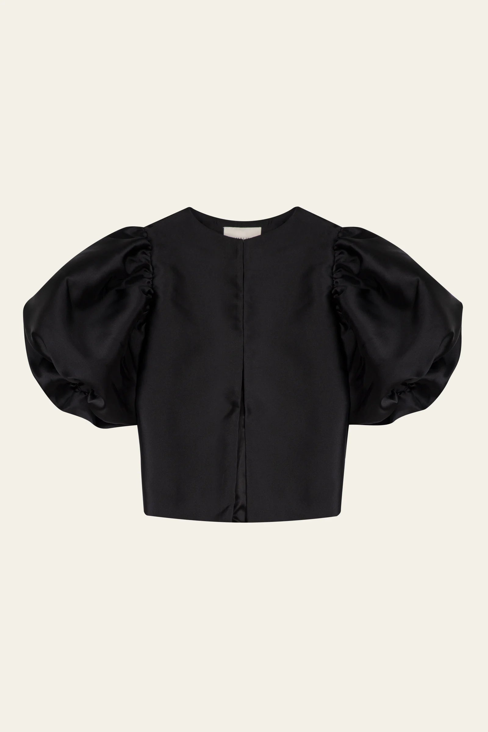 Cleo Pouf Sleeve Blouse Black