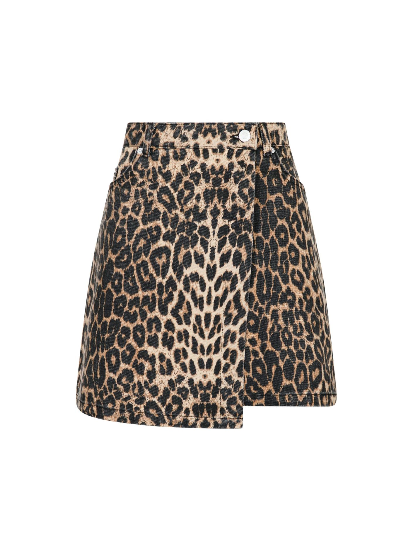 Kendra Leopard Skirt