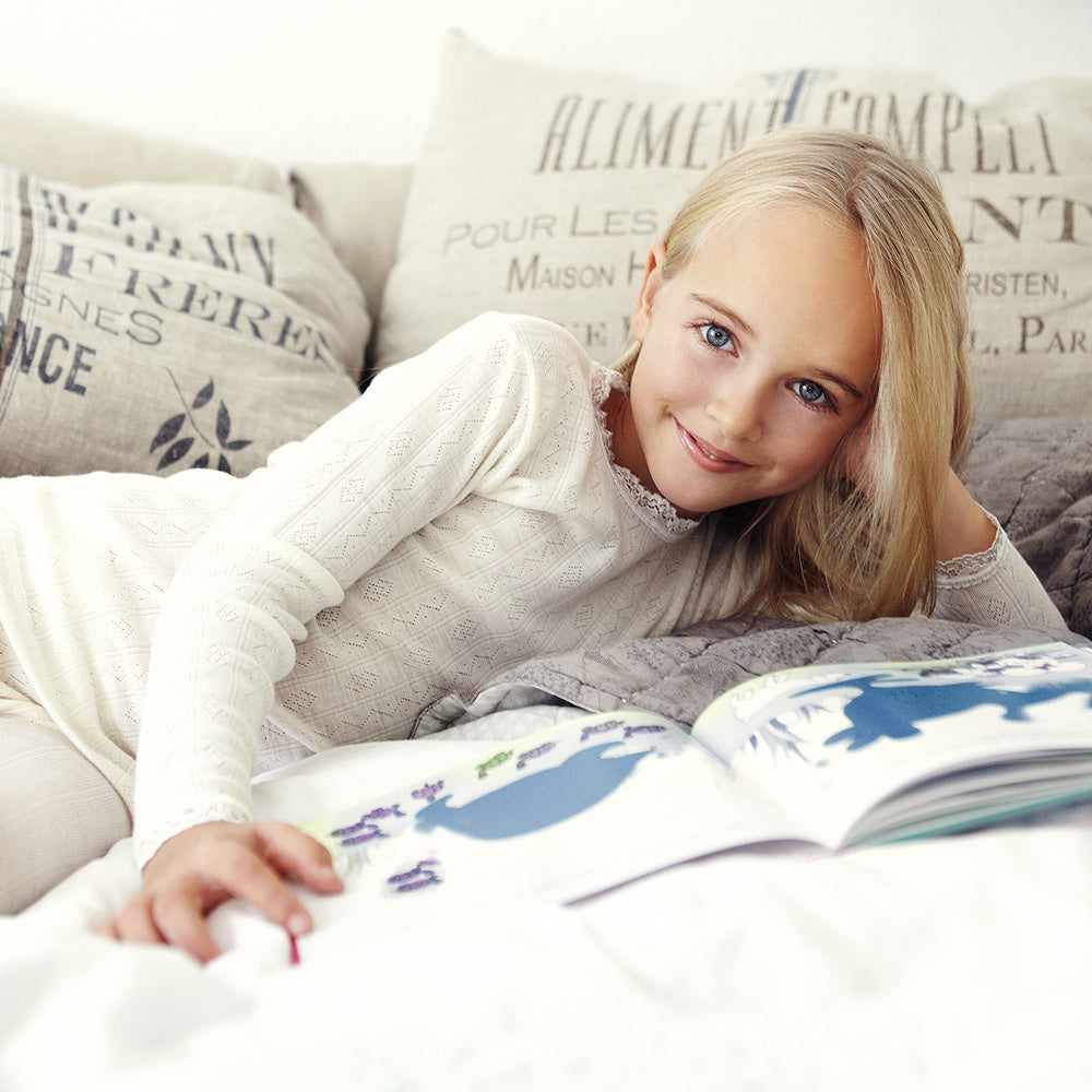 Langermet genser m/Blonder Natur