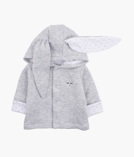 Bunny Cardigan Grey Melange