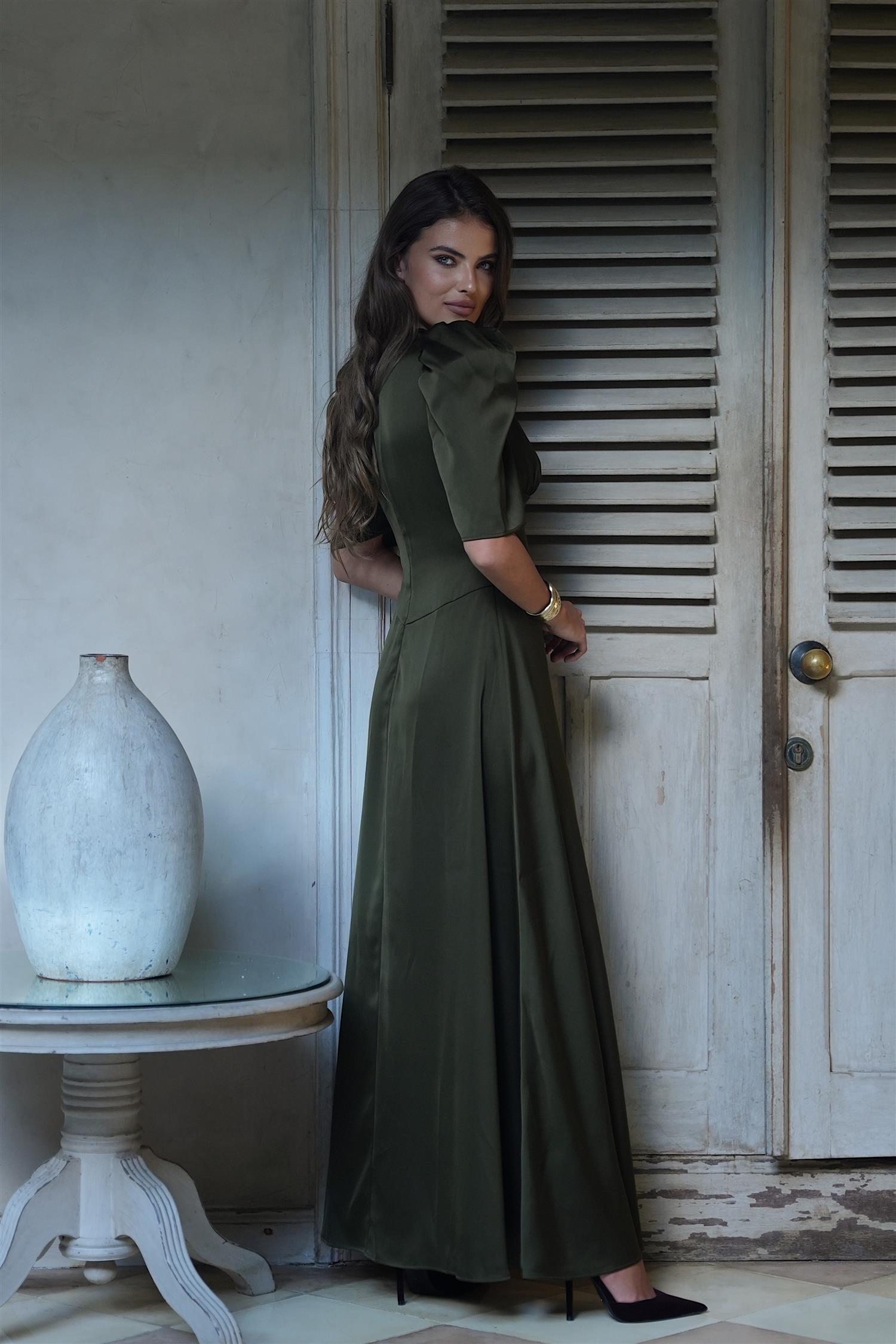 Francis Maxi Dress Khaki