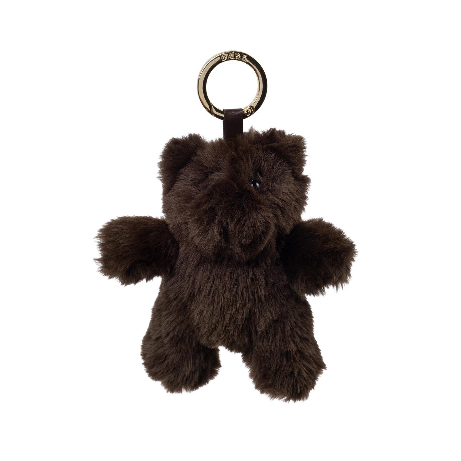 Bear Bag Charm Chocolate Brown