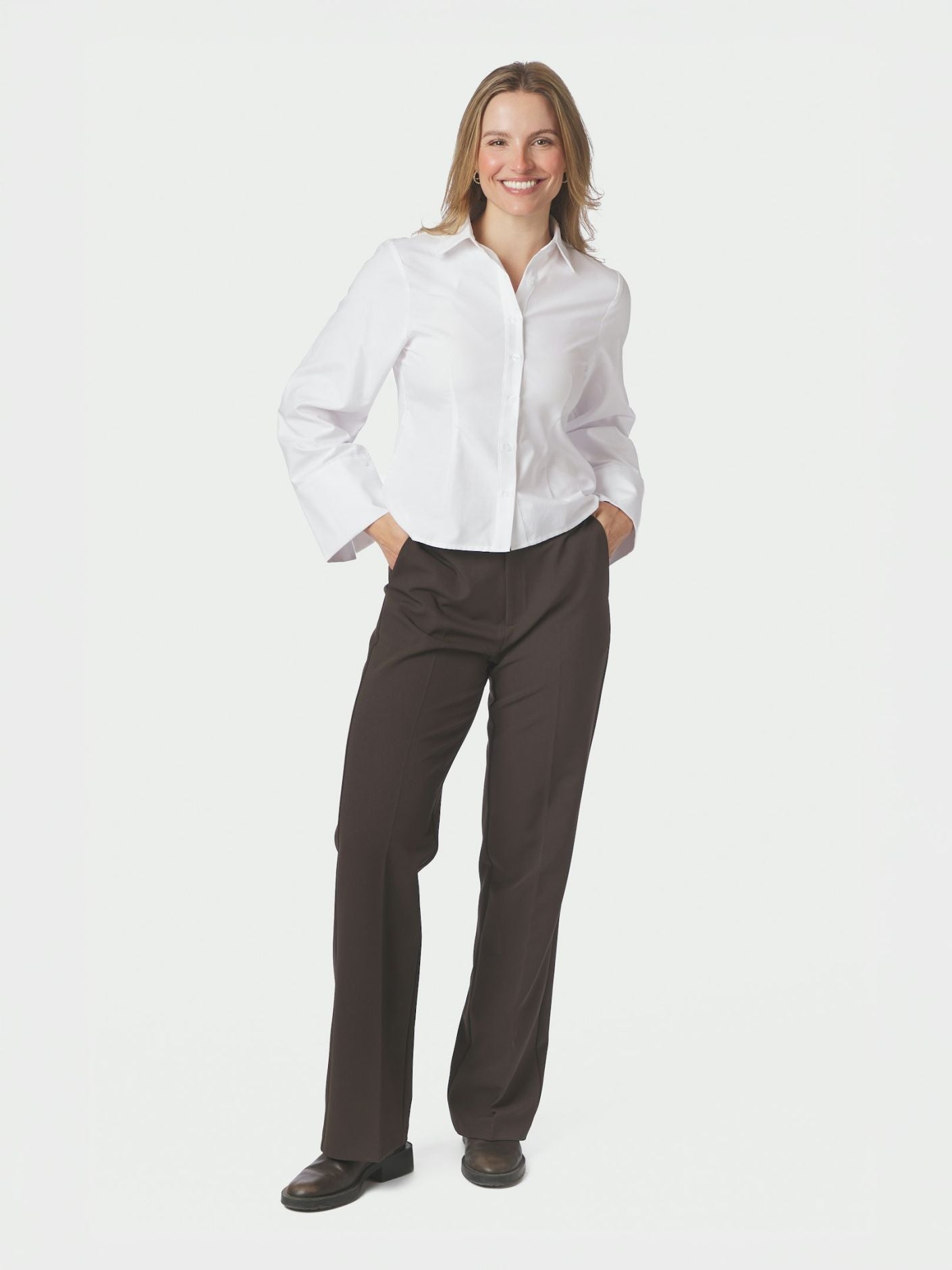 Rosa Oxford Shirt White