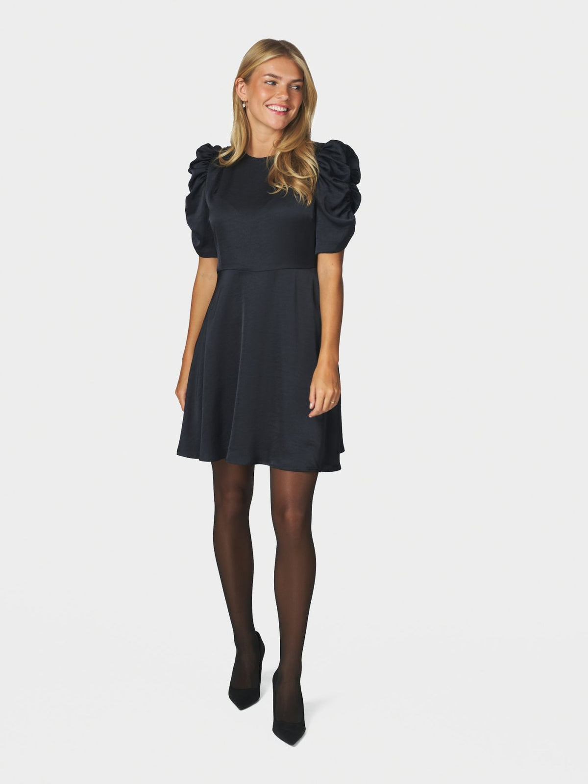 Nanuti Solid Dress Navy