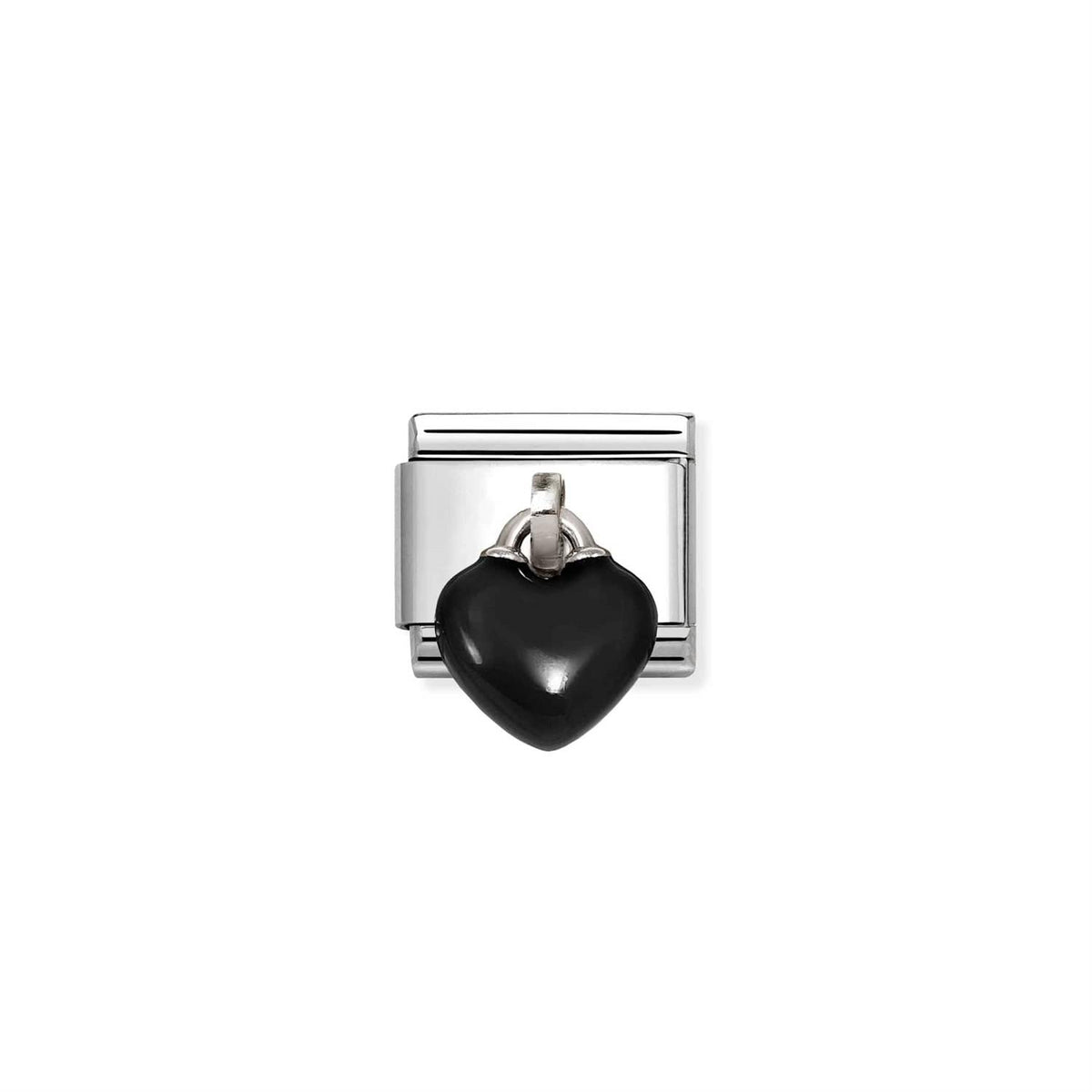 Silver Black Heart