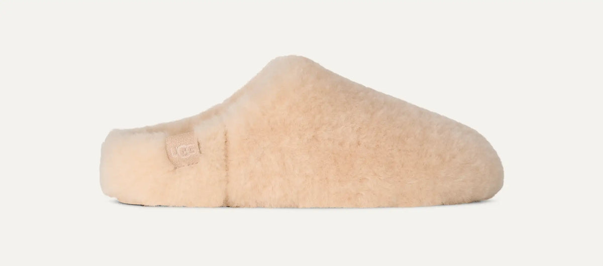 W Elea Fluffed Slip-On Natural