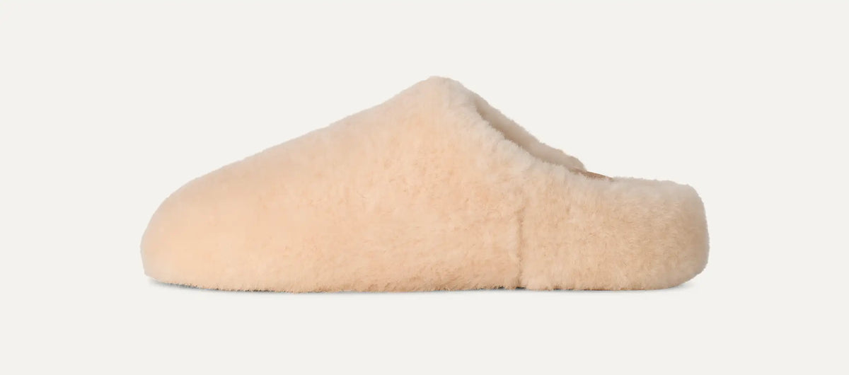 W Elea Fluffed Slip-On Natural