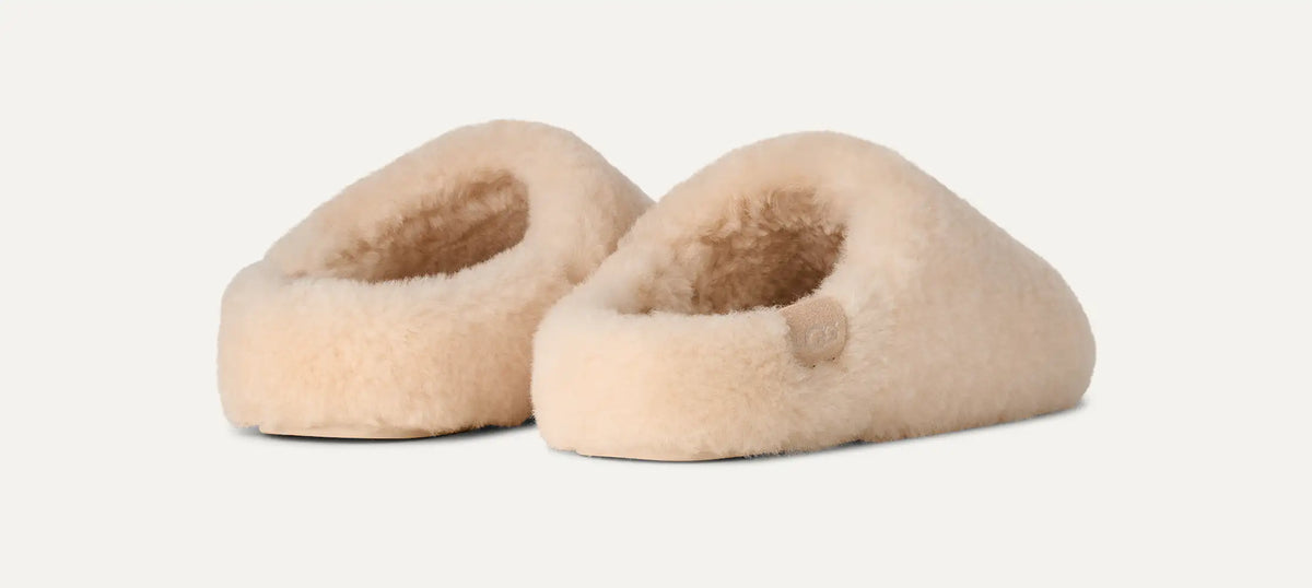 W Elea Fluffed Slip-On Natural