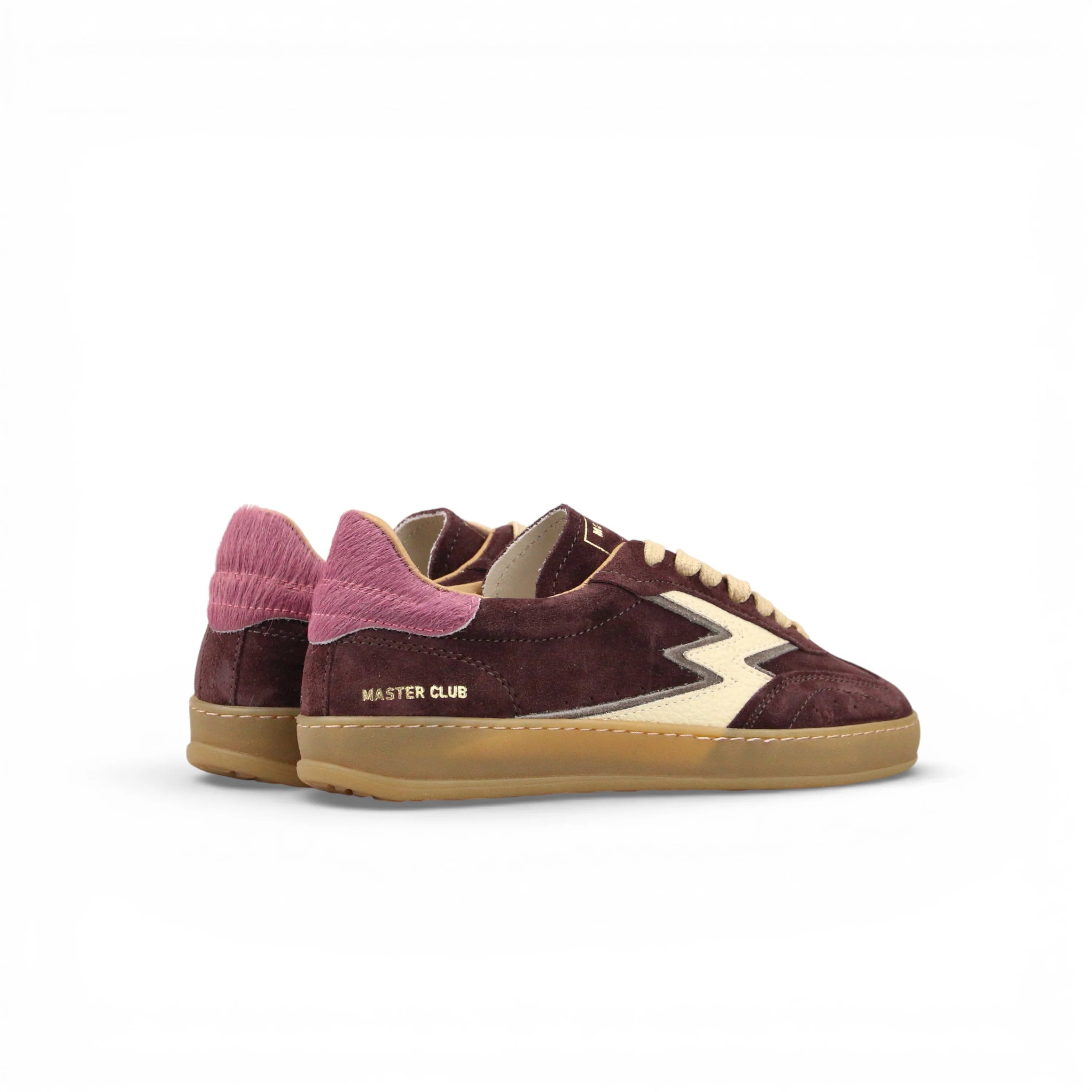 Club Purple Suede Mauve Horsy Backtab