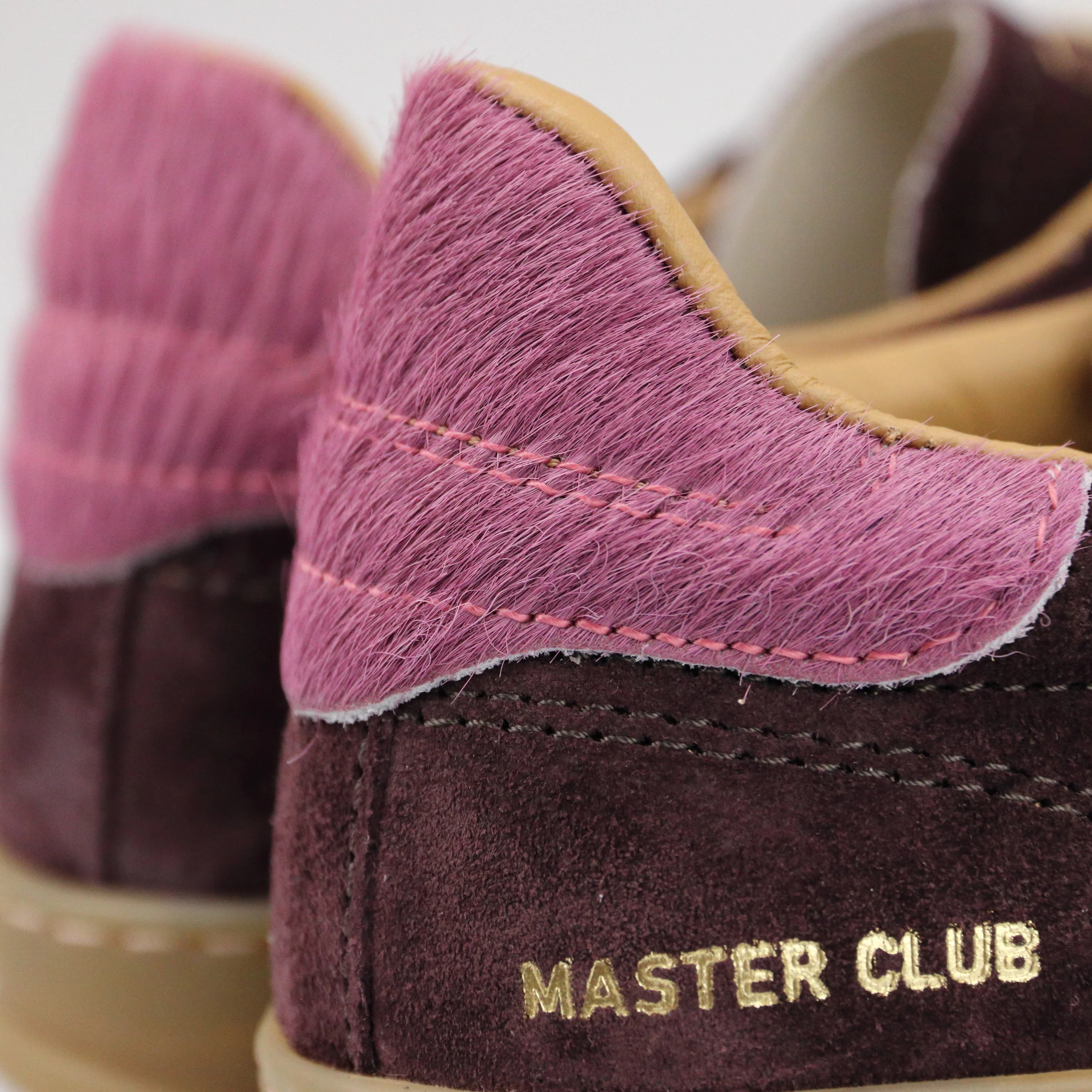 Club Purple Suede Mauve Horsy Backtab