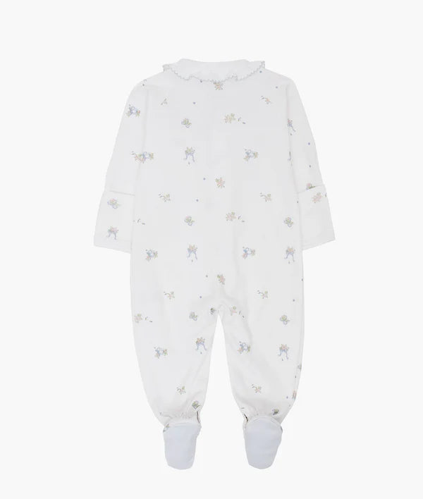 Roses & Ribbons Sara Footie White