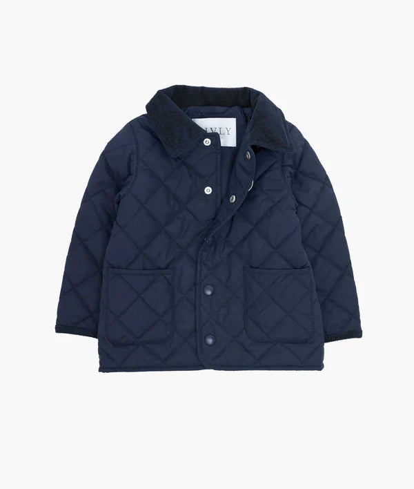 Jordyn Quilted Jacket Navy