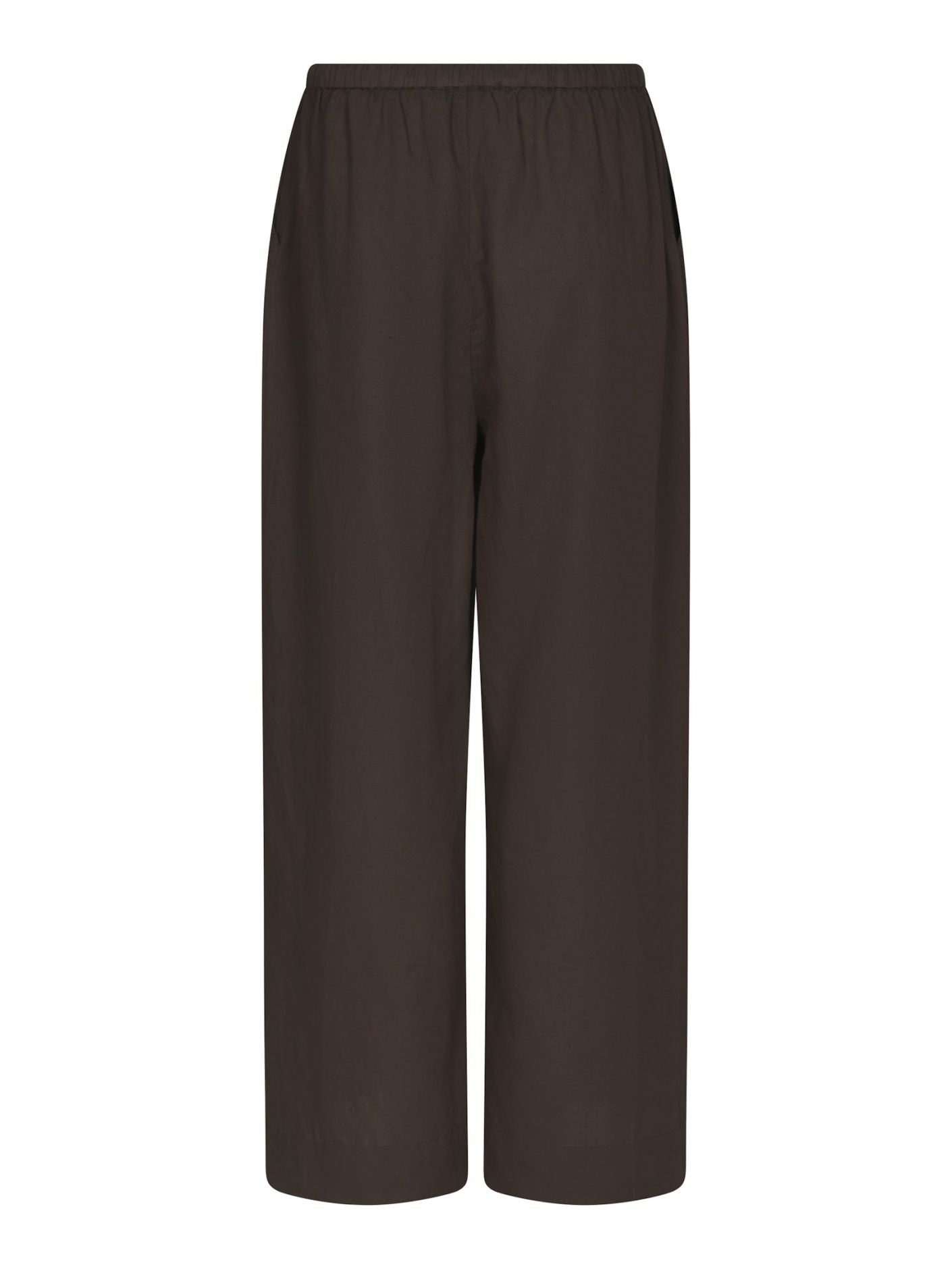Heifa Linen Pants Dark Brown