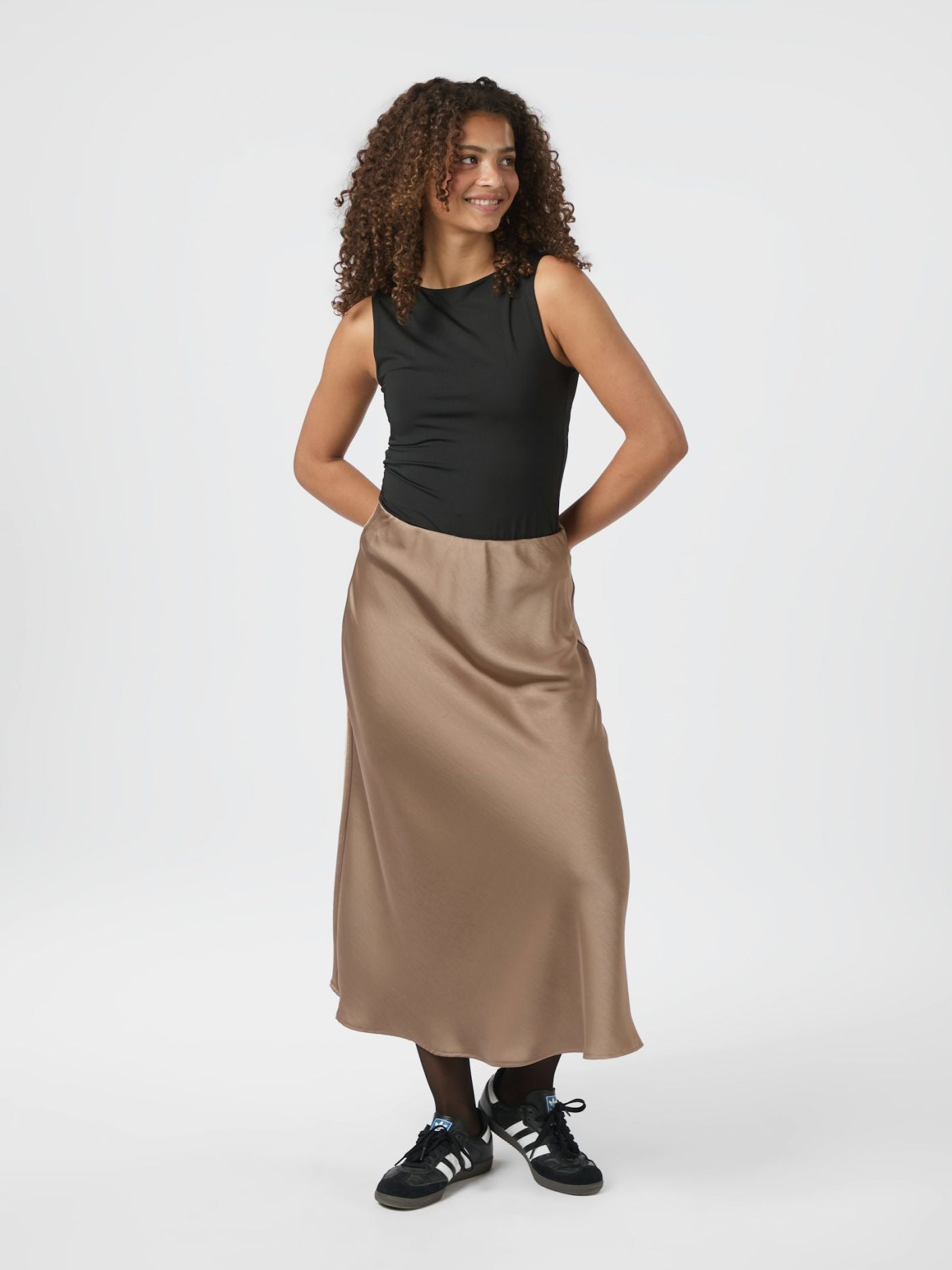 Bovary Skirt Dark Taupe