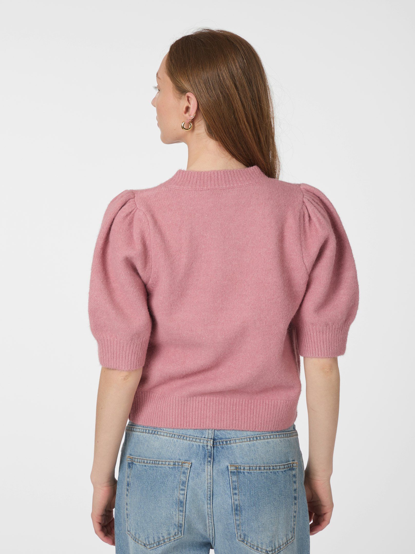 Trudy Knit Cardigan Rose