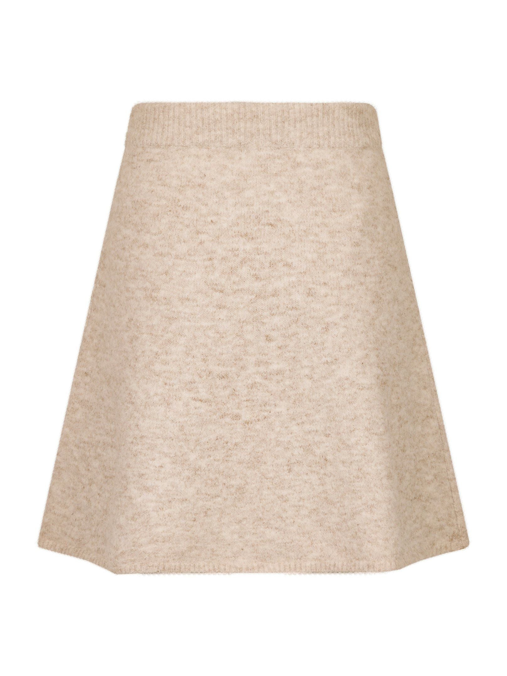 Gisa Knit Skirt Sand Melange