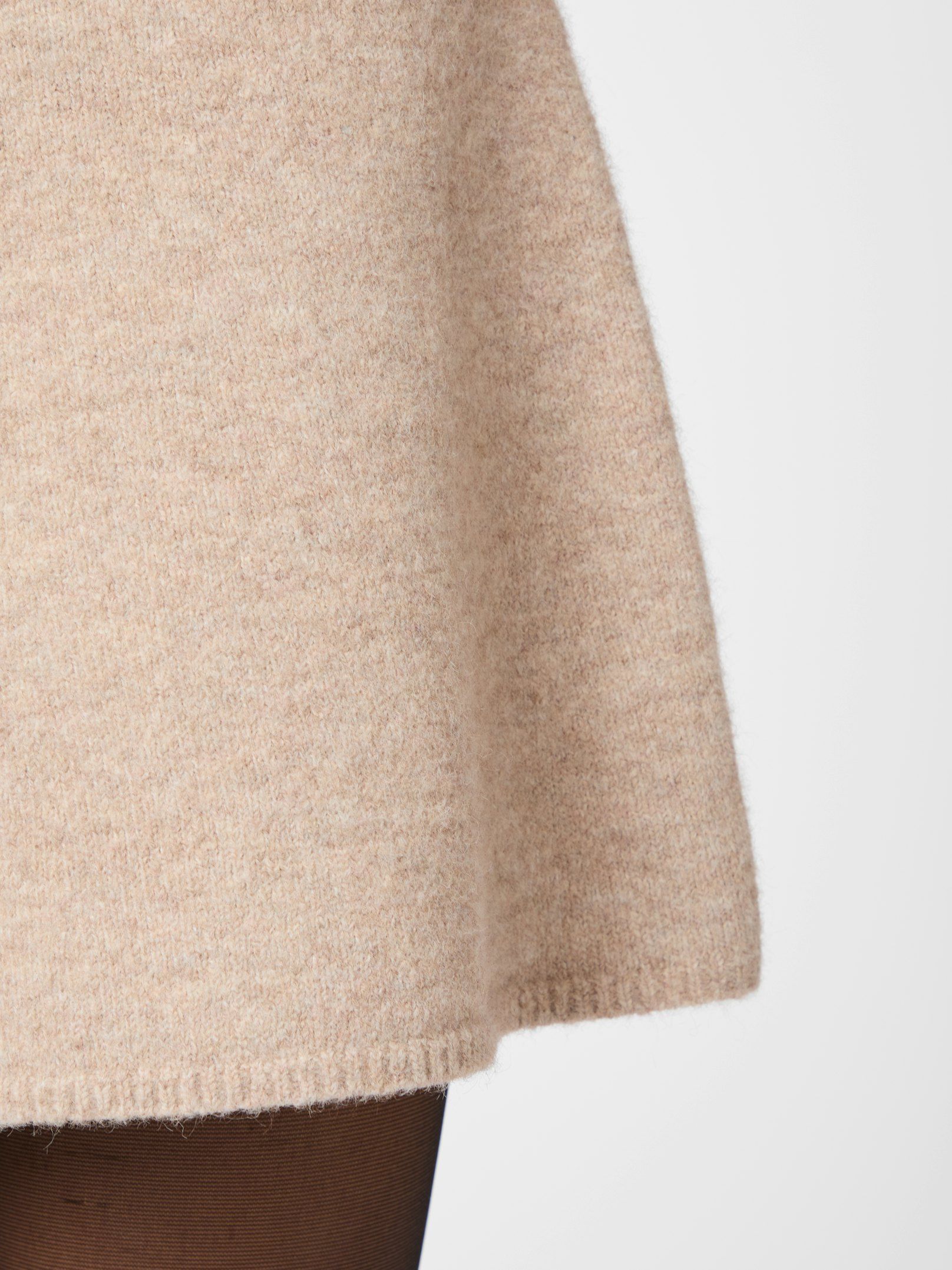 Gisa Knit Skirt Sand Melange