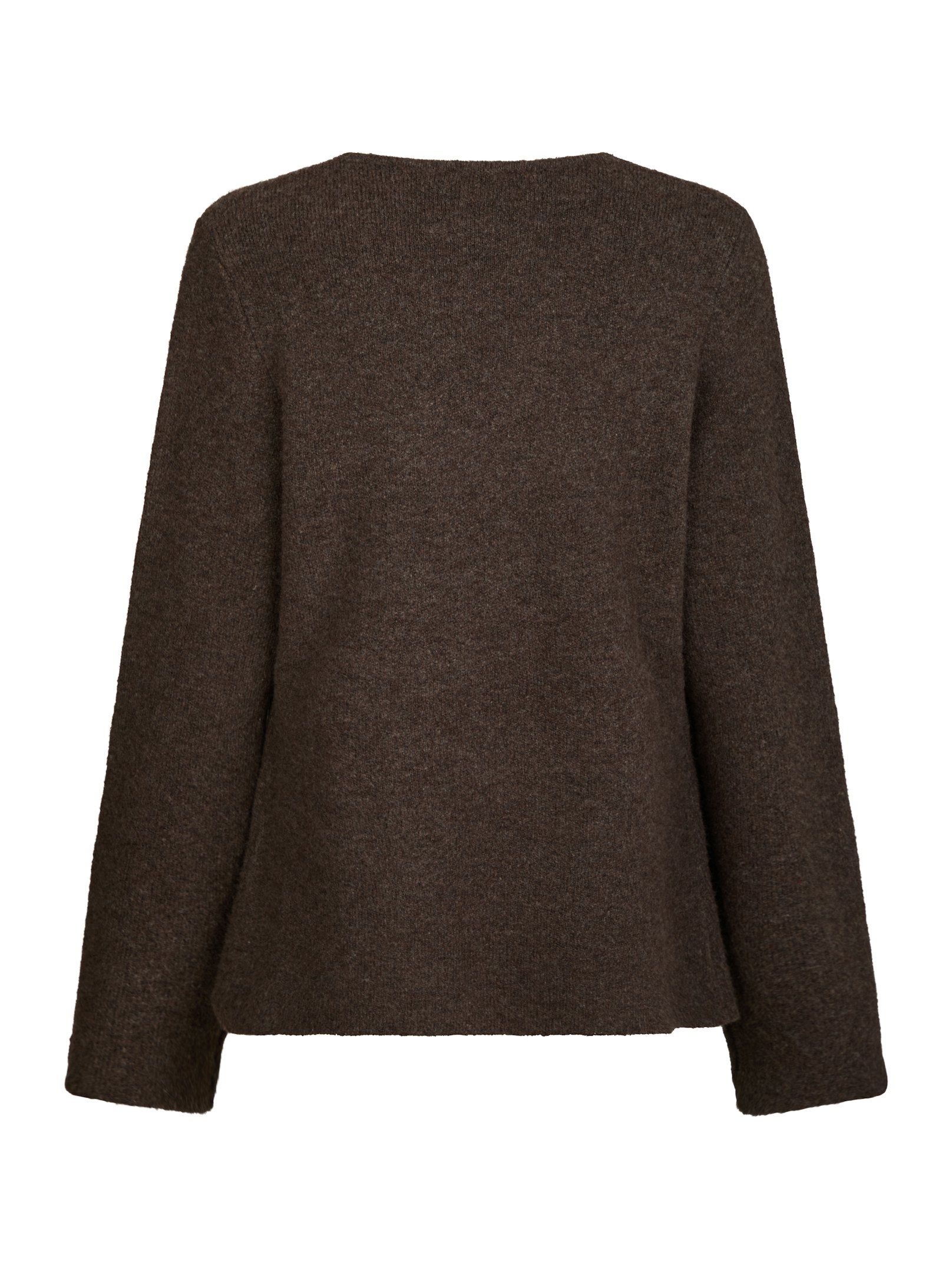 Marie Louise Knit Cardigan Brown Melange
