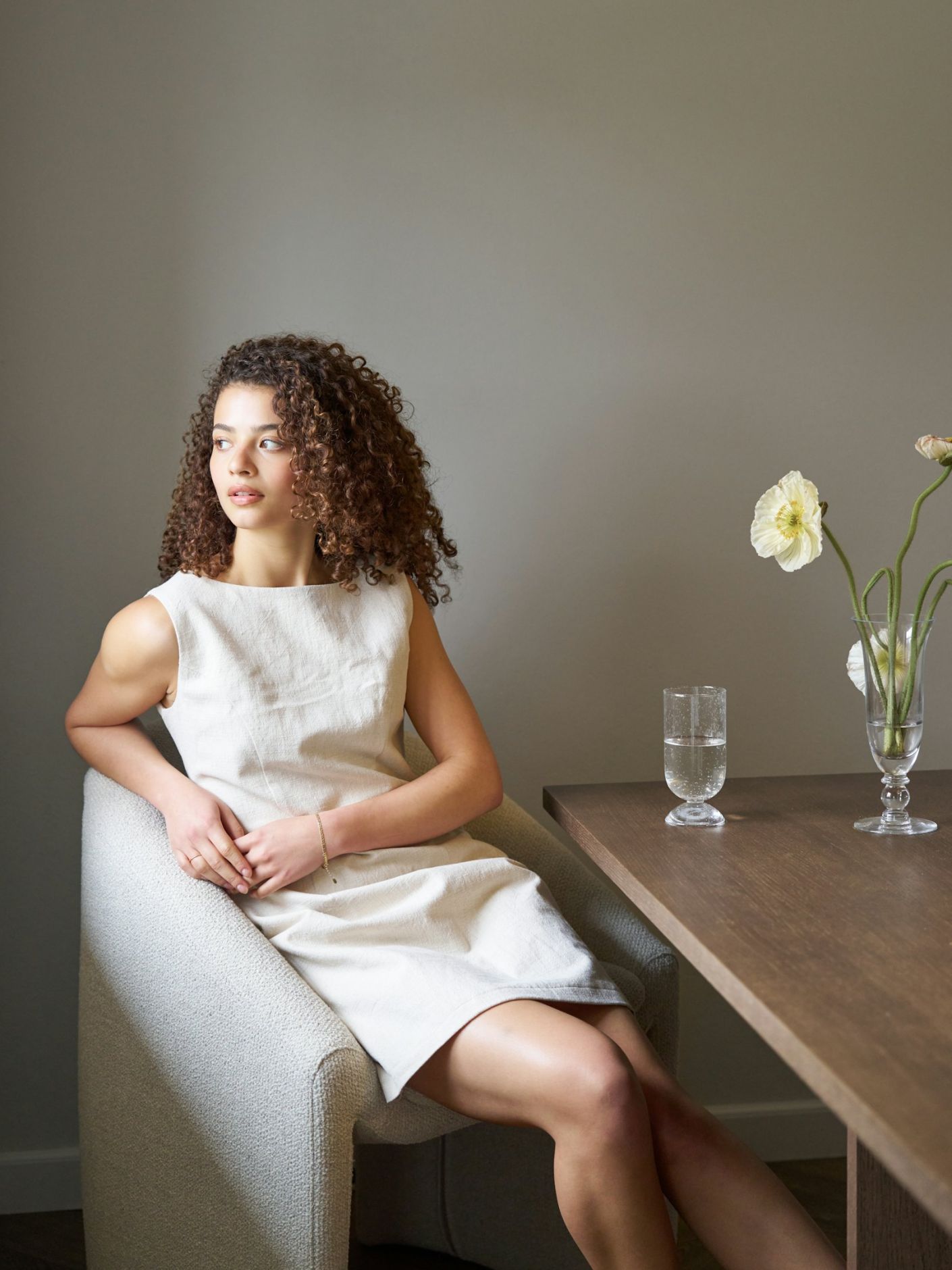 Bruna Ramie Dress Natural