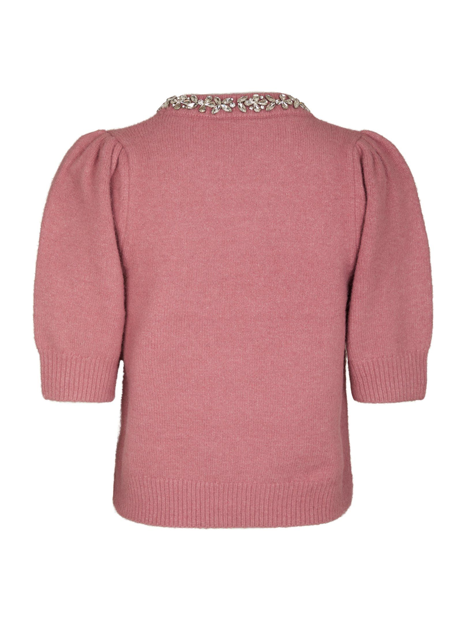 Maia Stone Knit Blouse Rose
