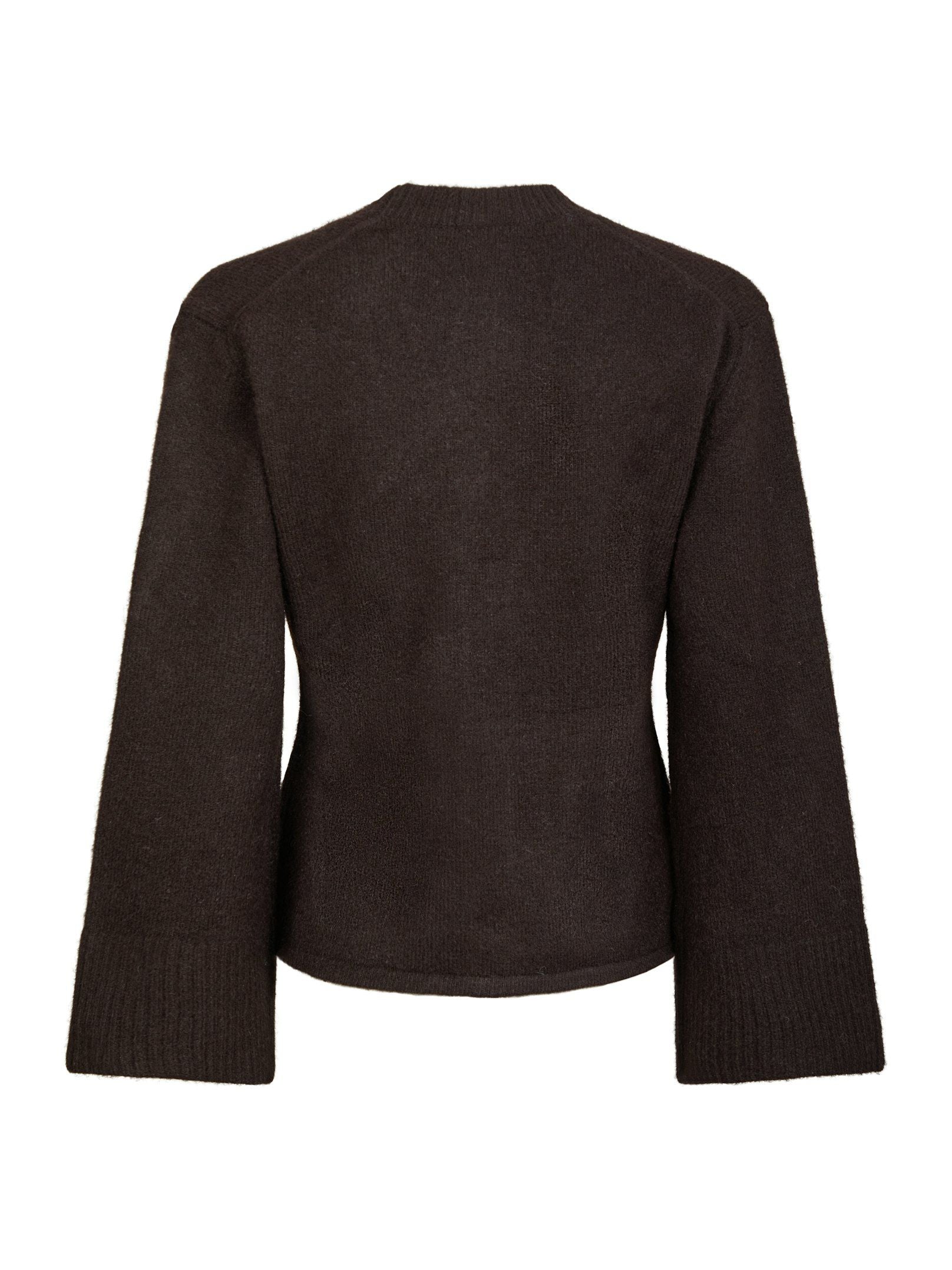 Pixie Knit Cardigan Dark Brown