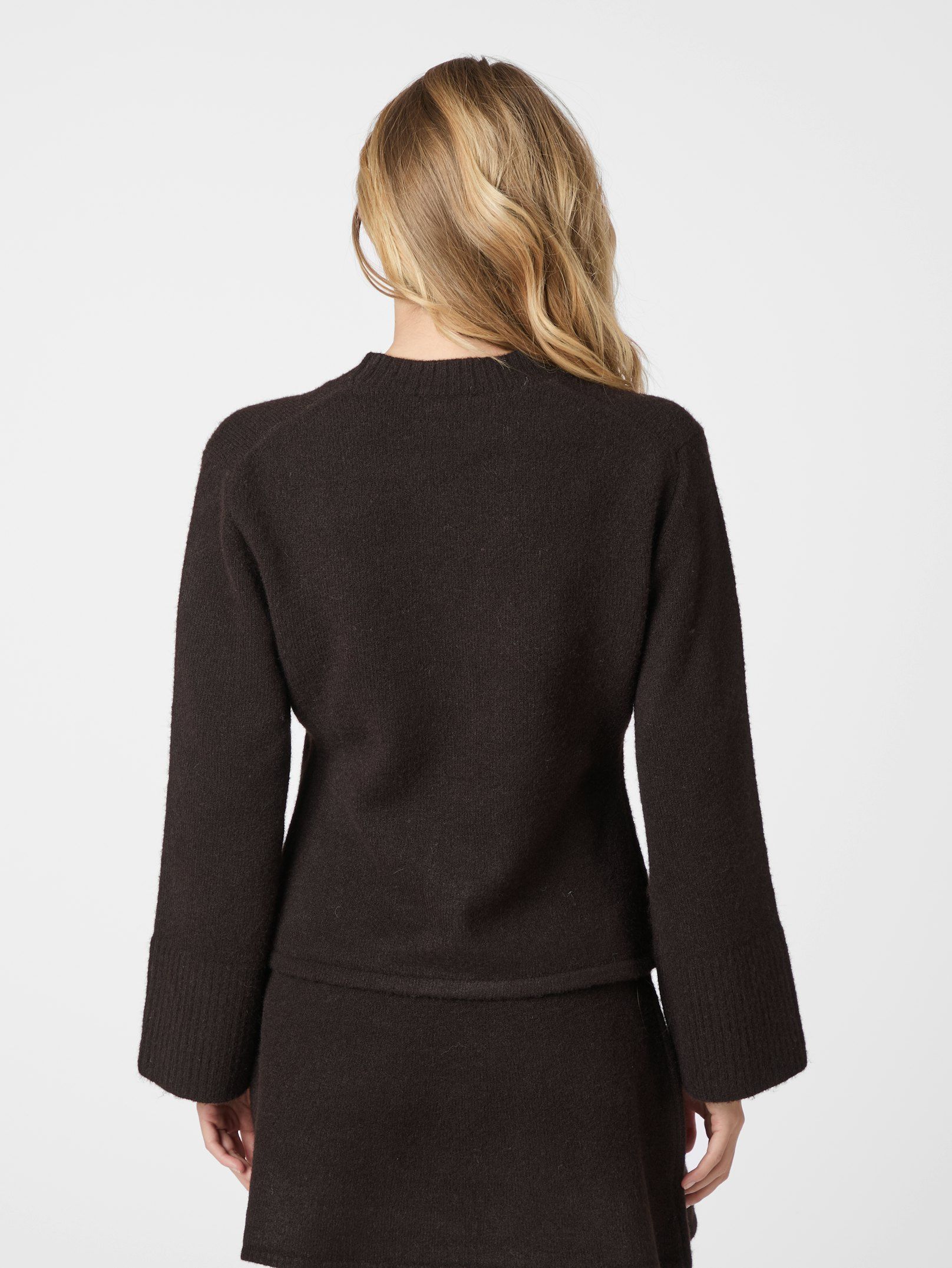 Pixie Knit Cardigan Dark Brown
