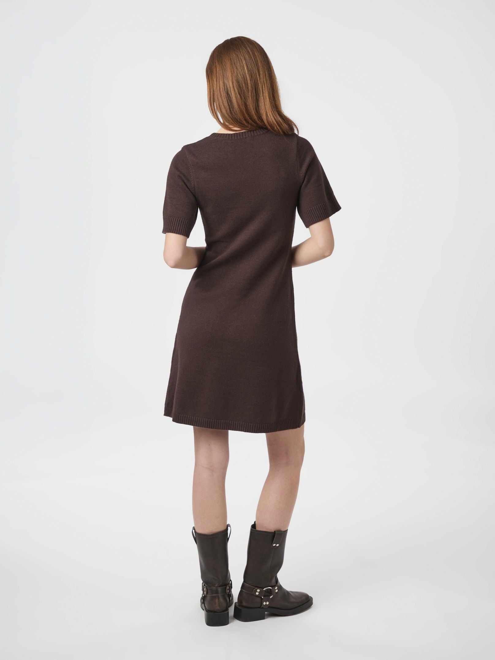 Elise Knit Dress Brown