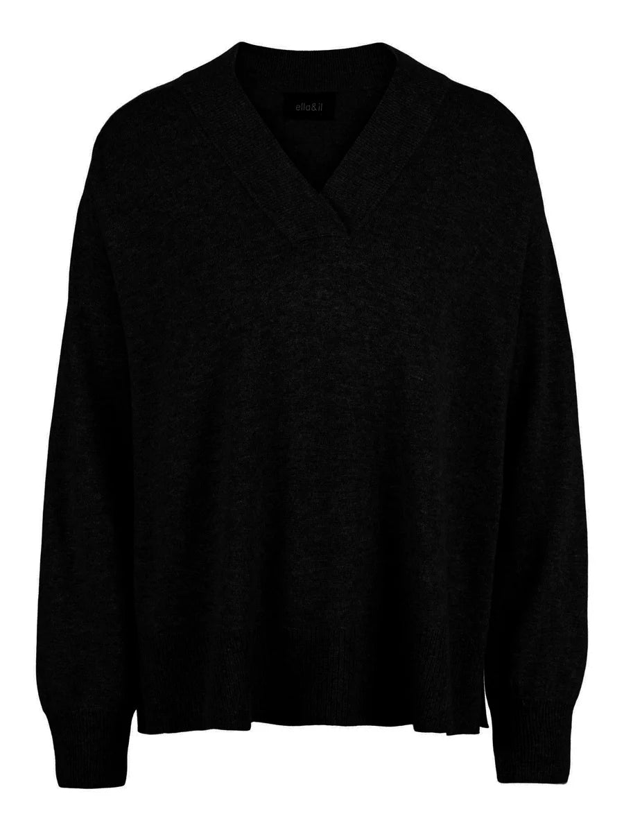 Selma Wool Sweater Black