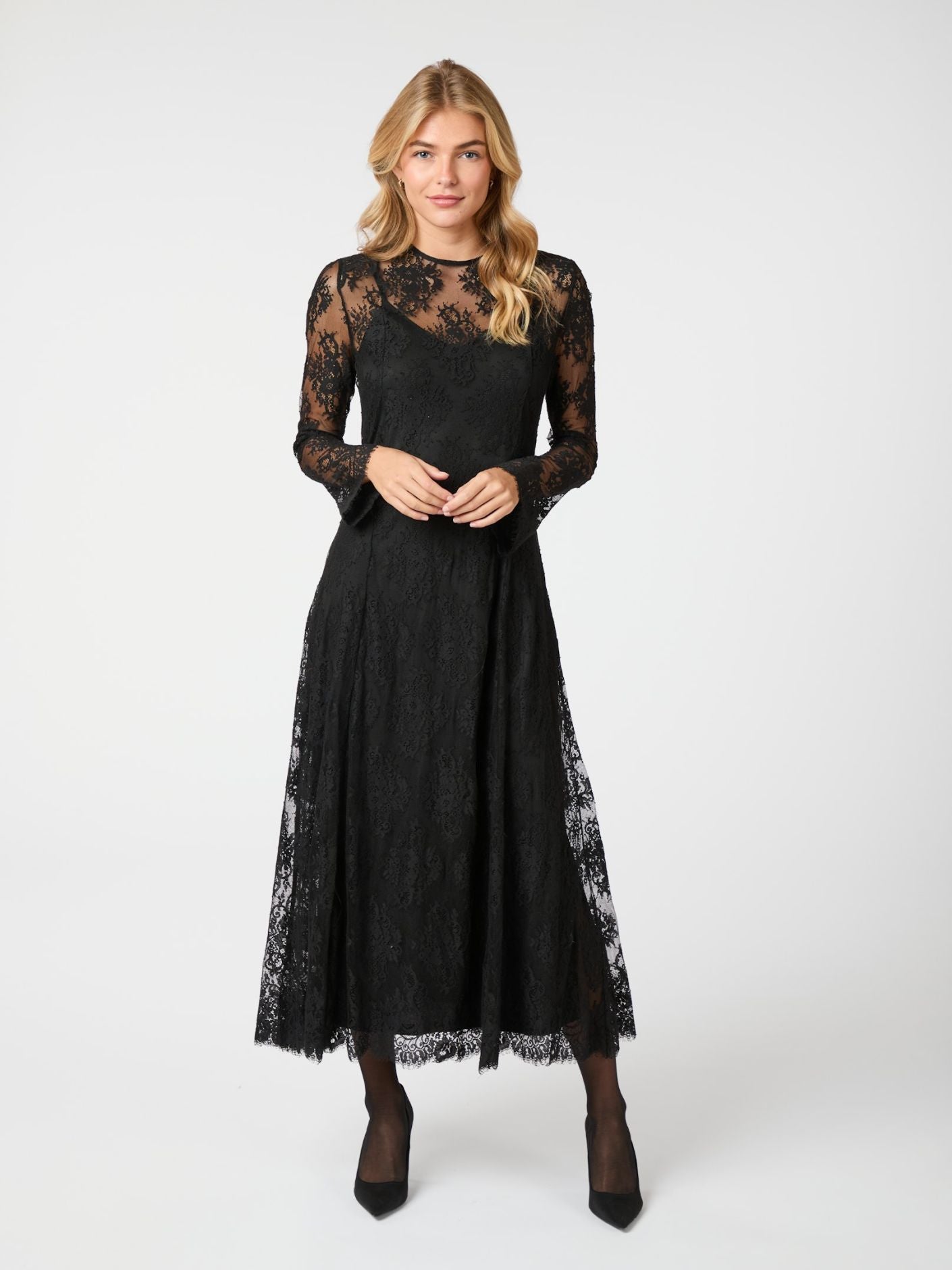 Rimova Lace Dress Black