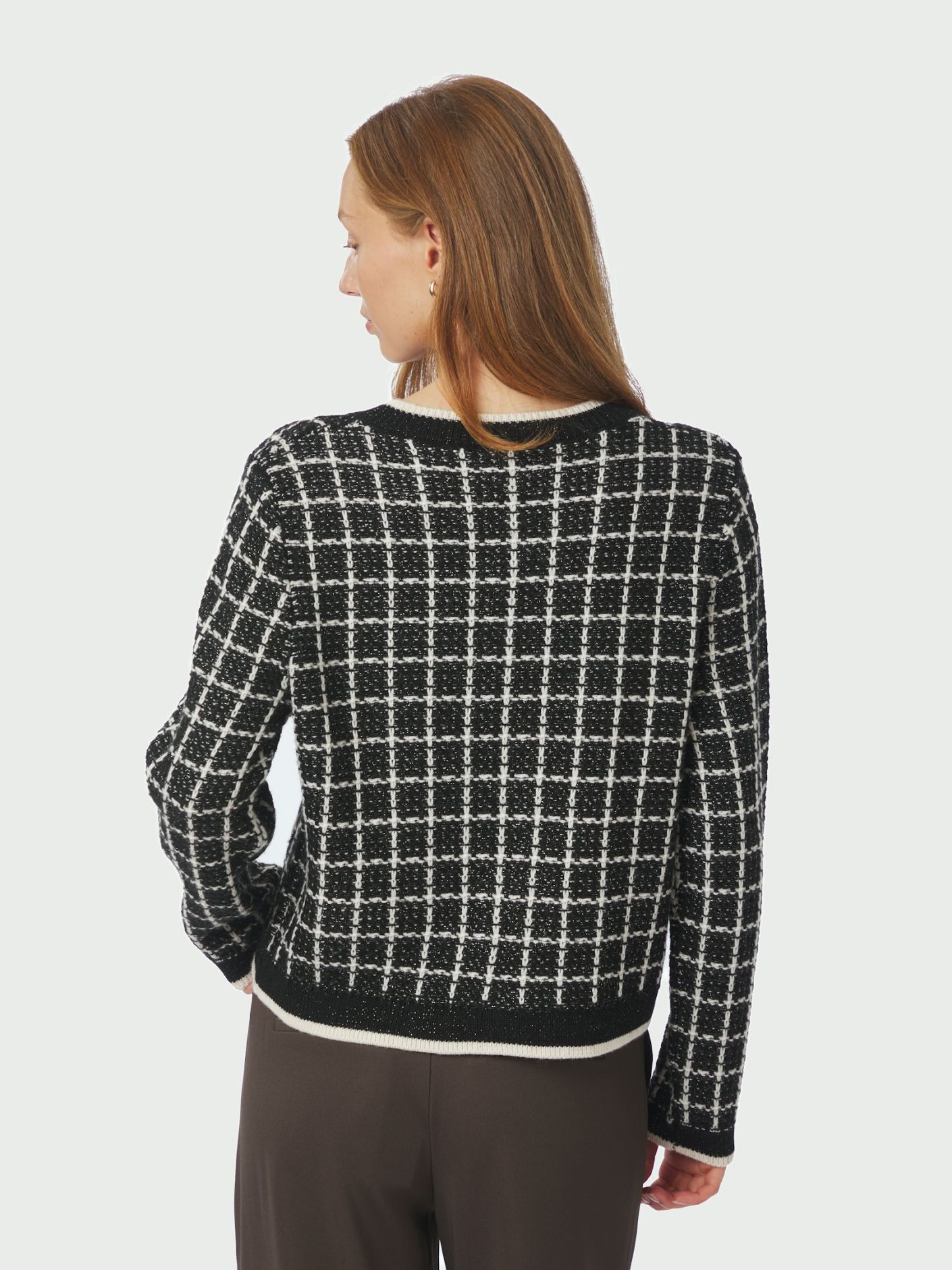 Doro Stitch Knit Cardigan Black