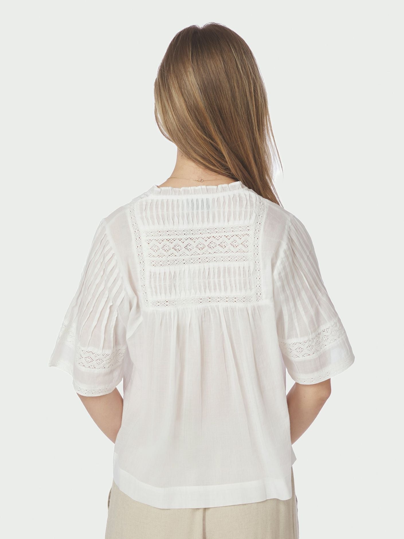 Siama S Voile Blouse While