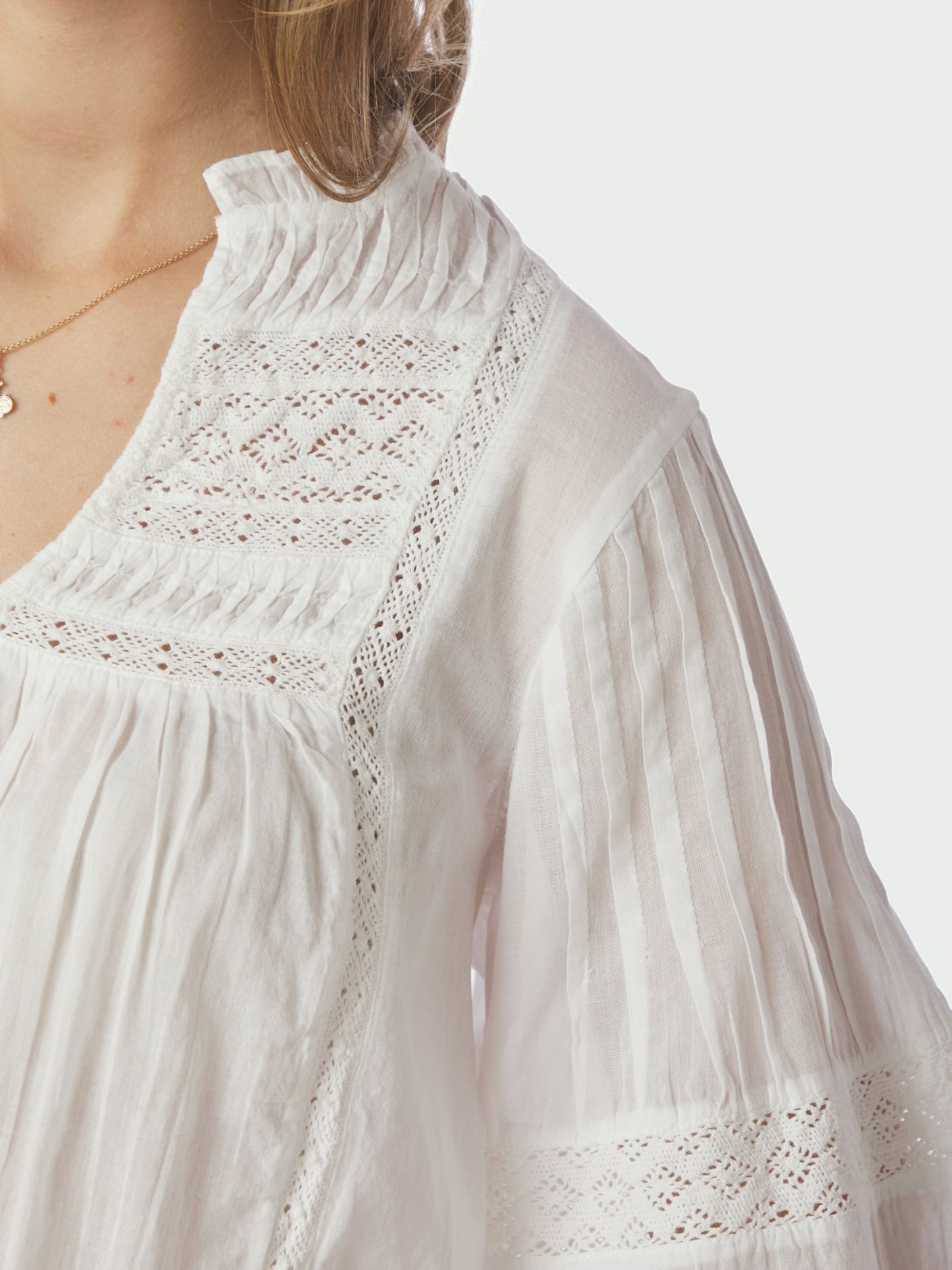 Siama S Voile Blouse While