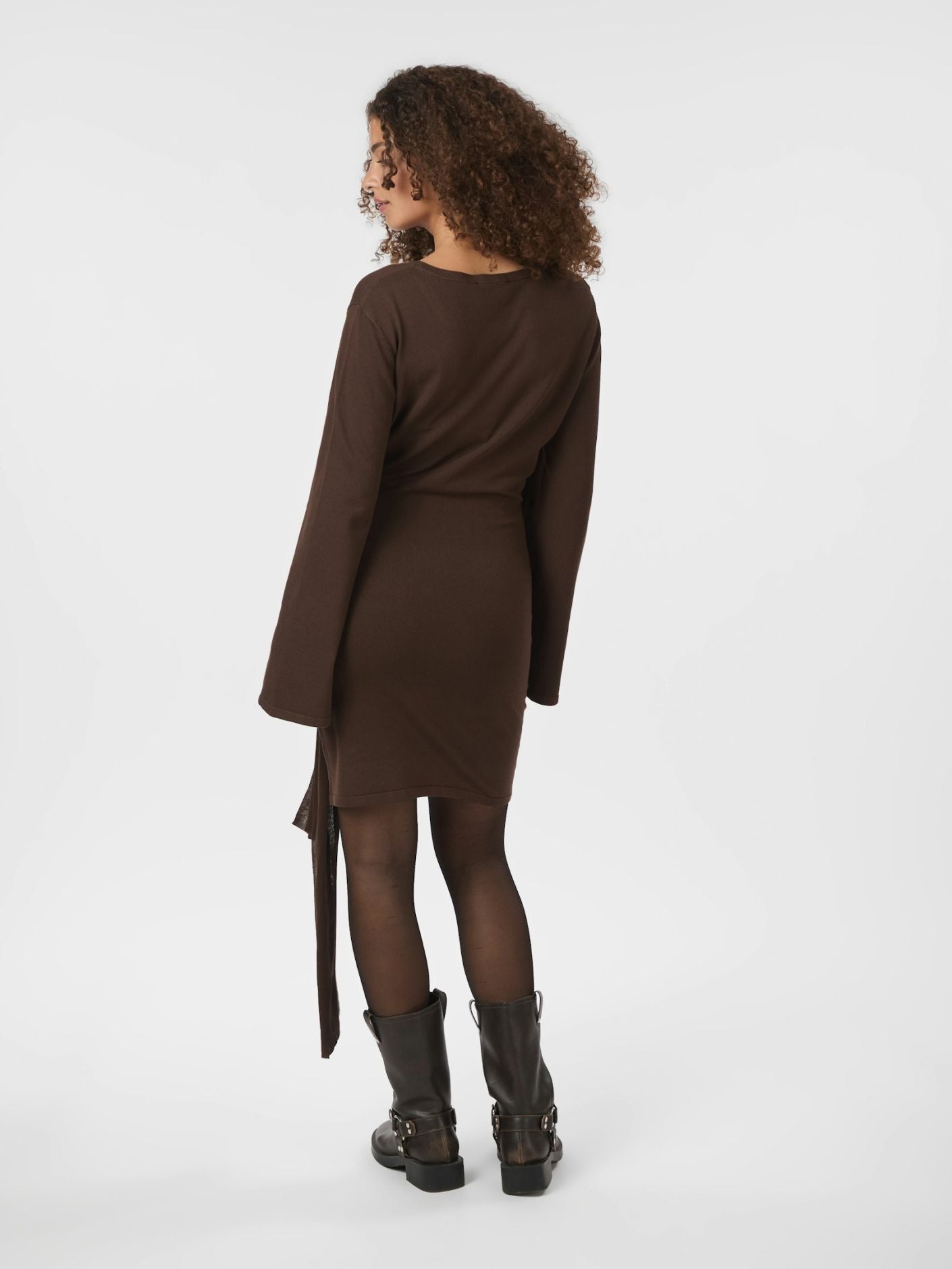 Cici Knit Dress Brown