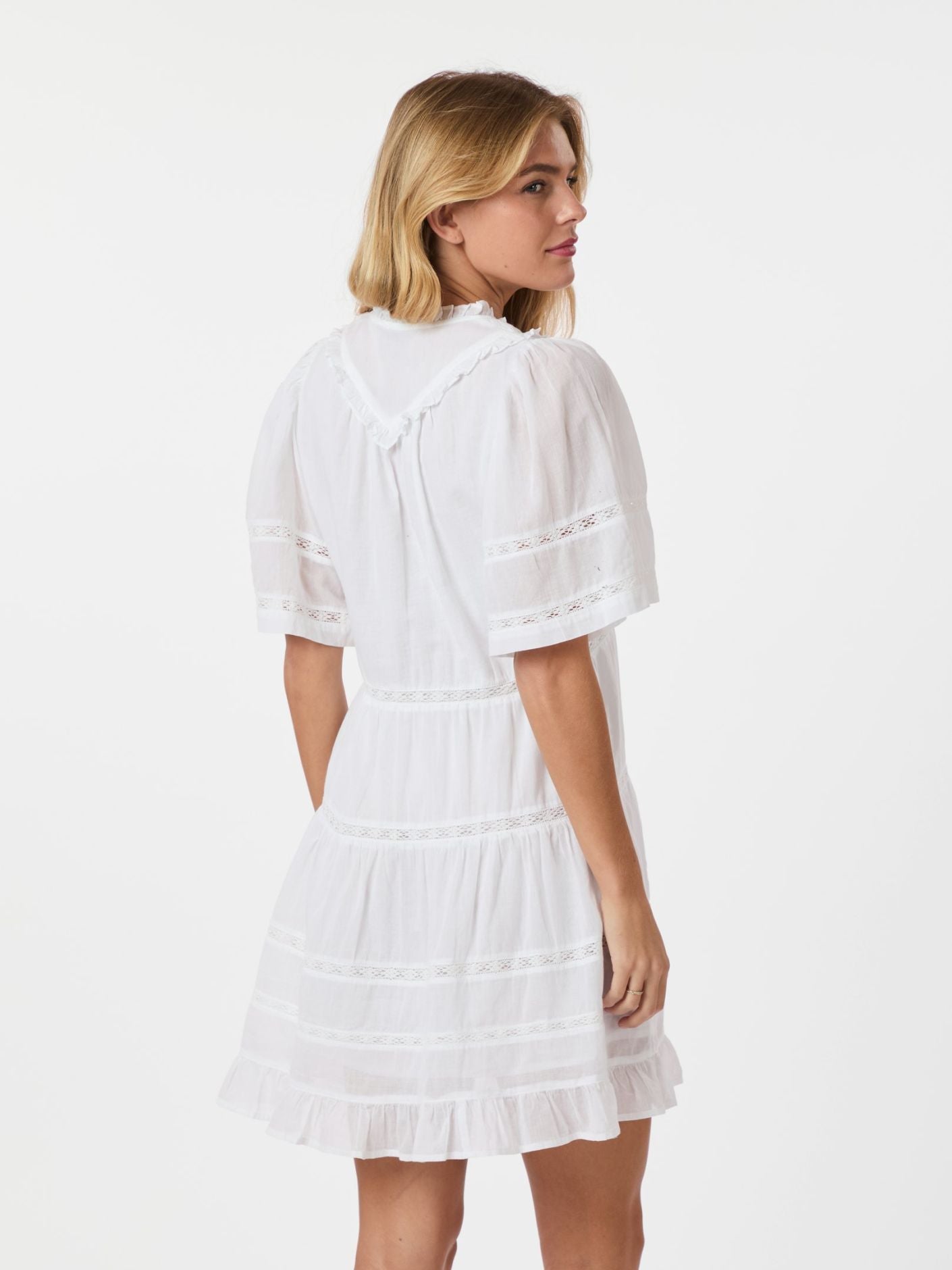 Milene S Voile Dress White