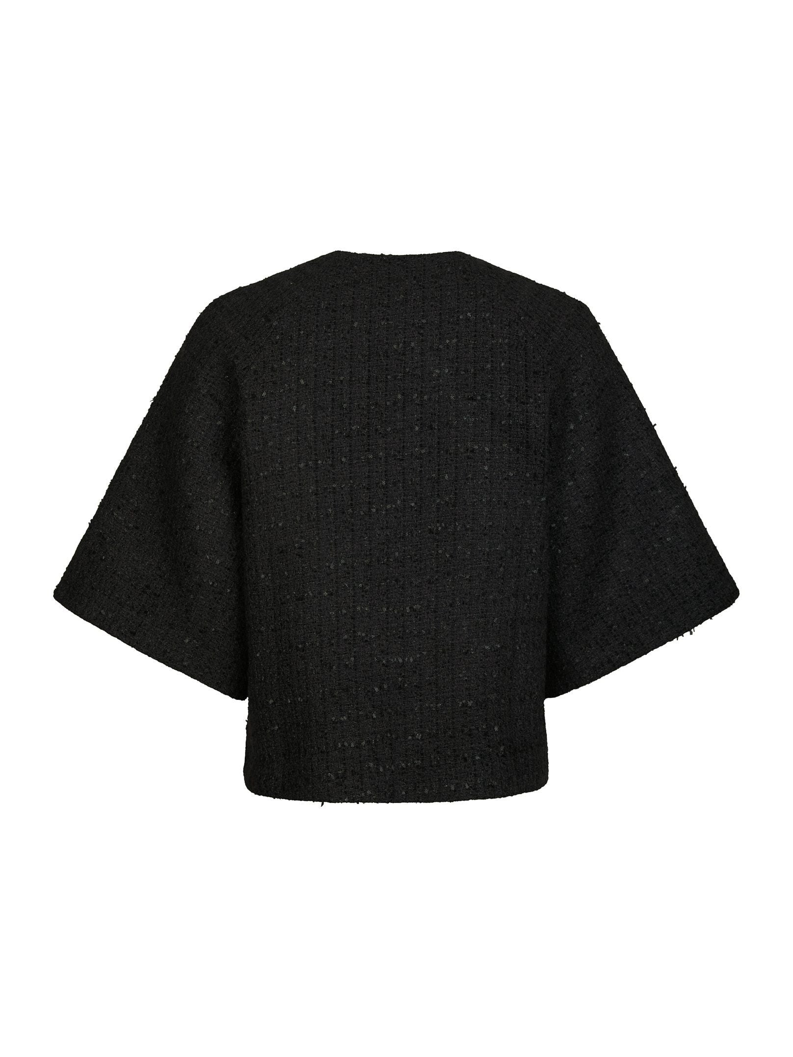 Rosella Boucle Mini Jacket Black