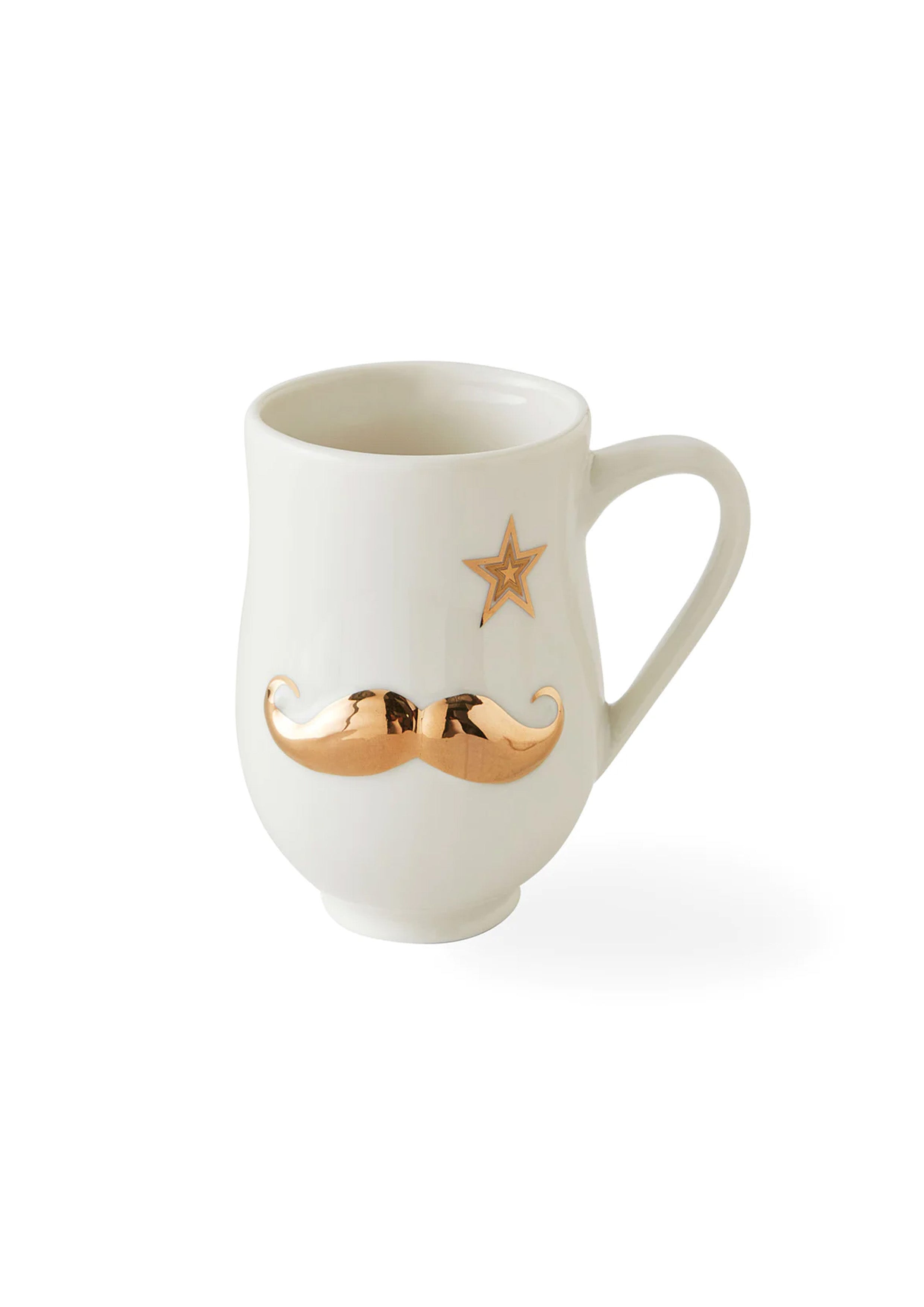 Gilded Mr. and Mrs. Muse Mug