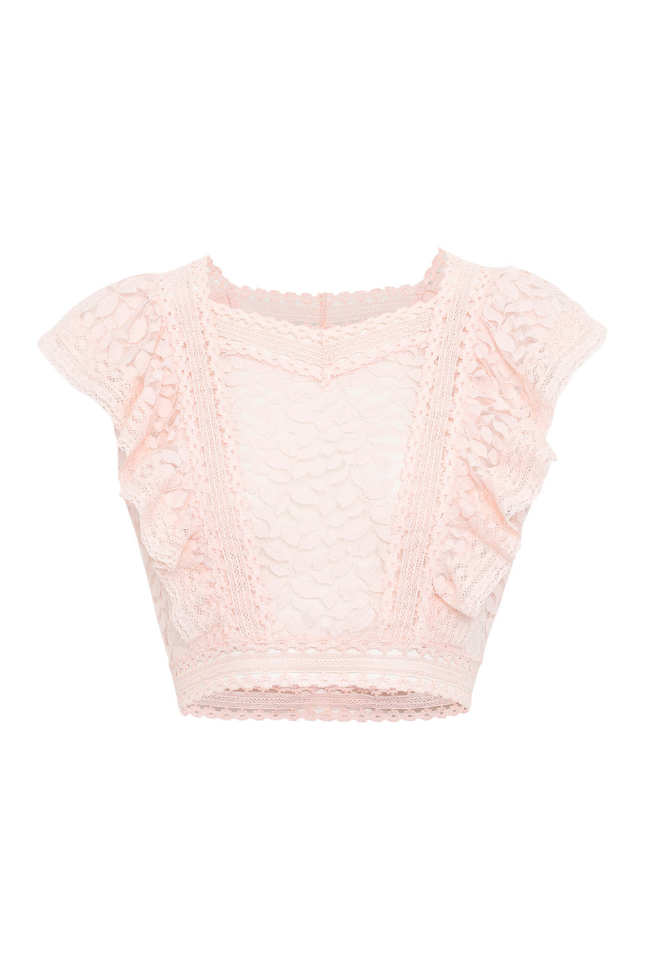 Melissa Top Pink Lace