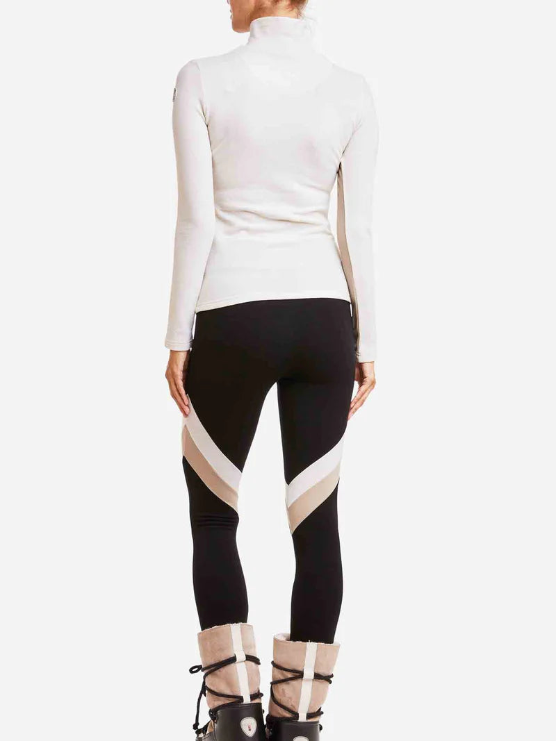 Voss Chevron Zip Up Off White