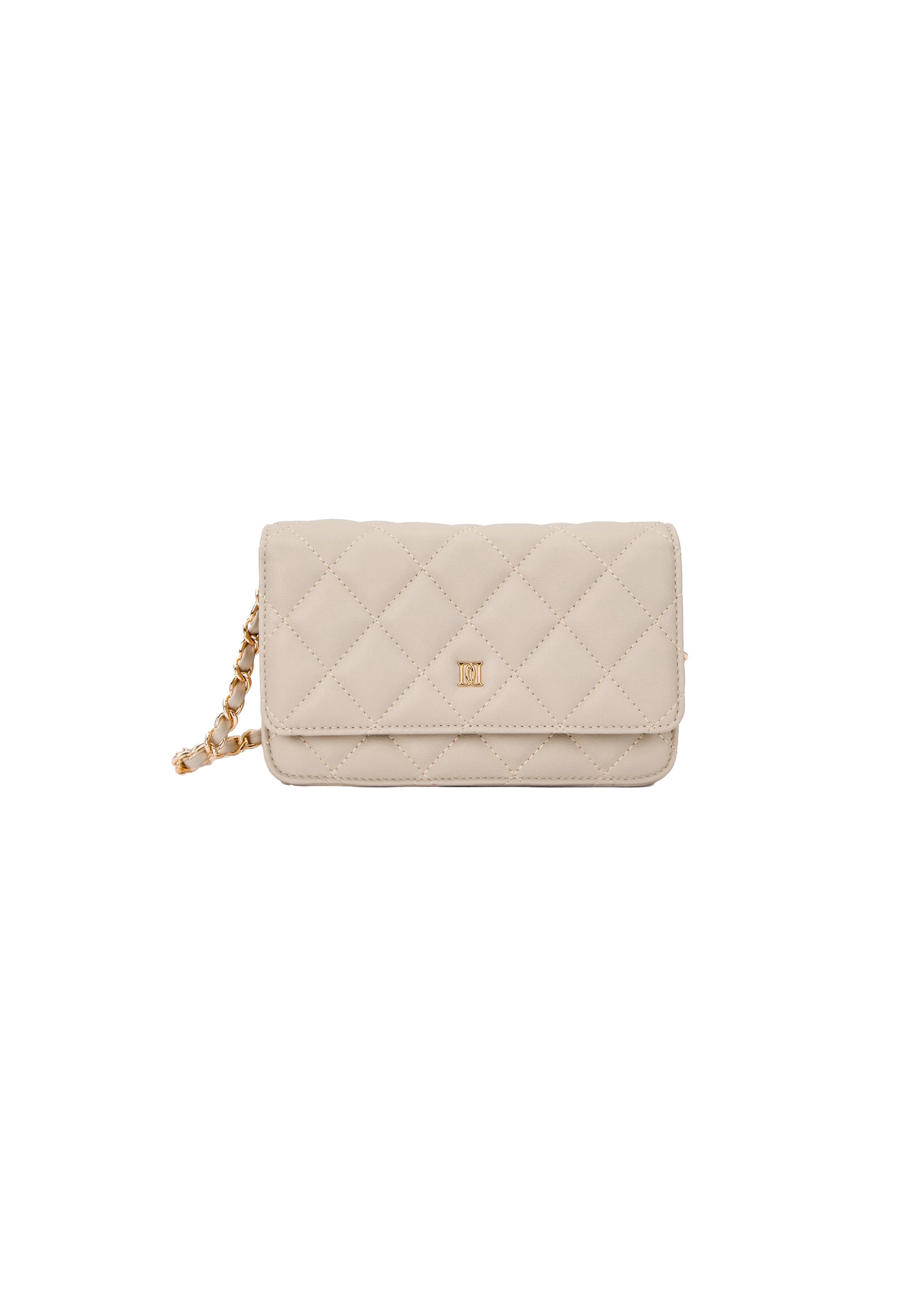 Leather Quilted Mini Bag Sand