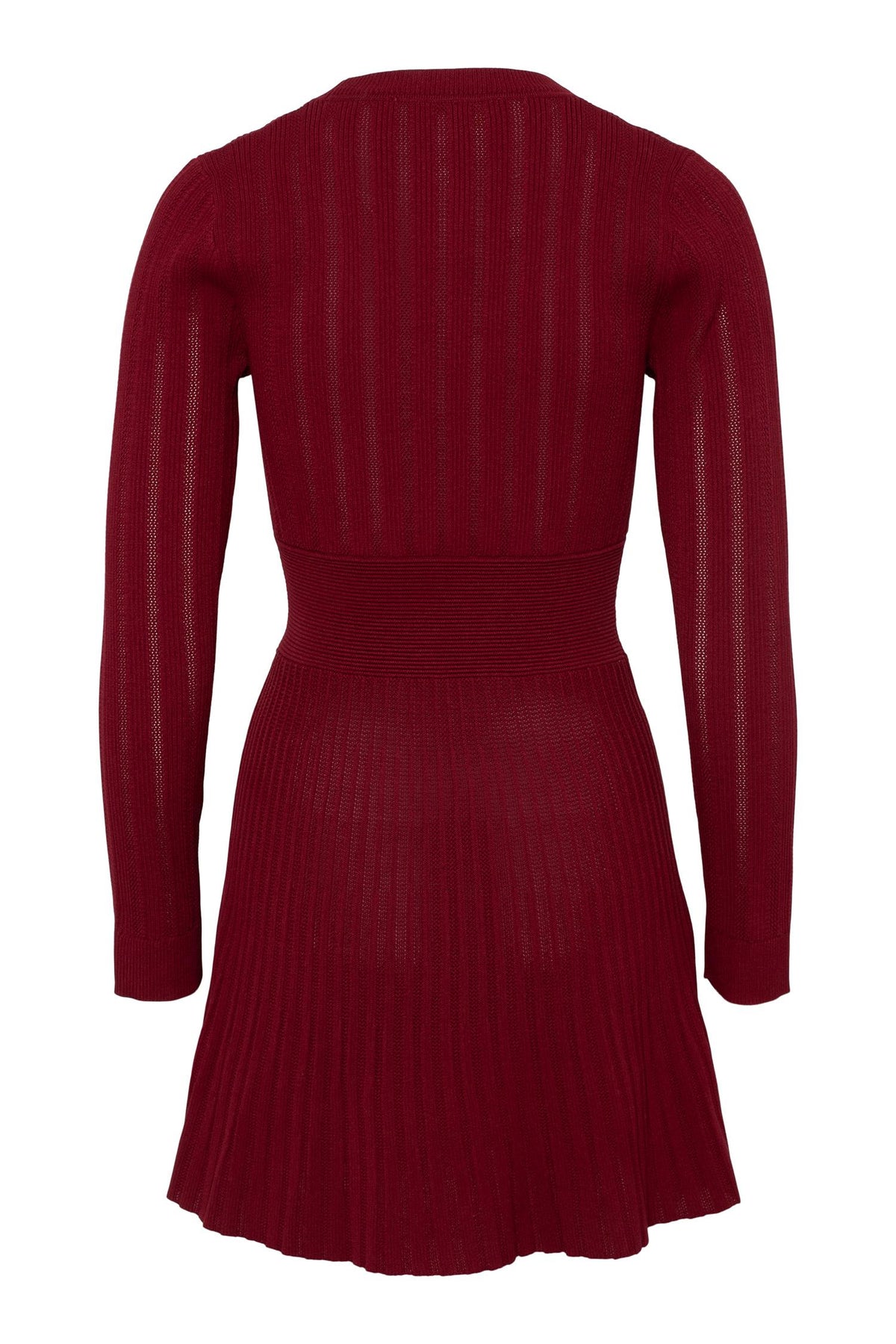 Connie Knitted Mini Dress Red