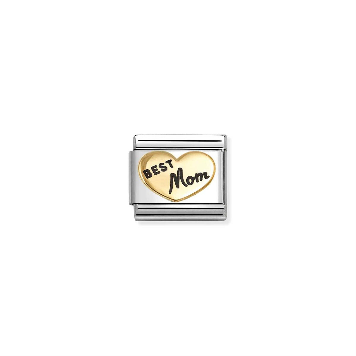 Best Mom Heart Gold