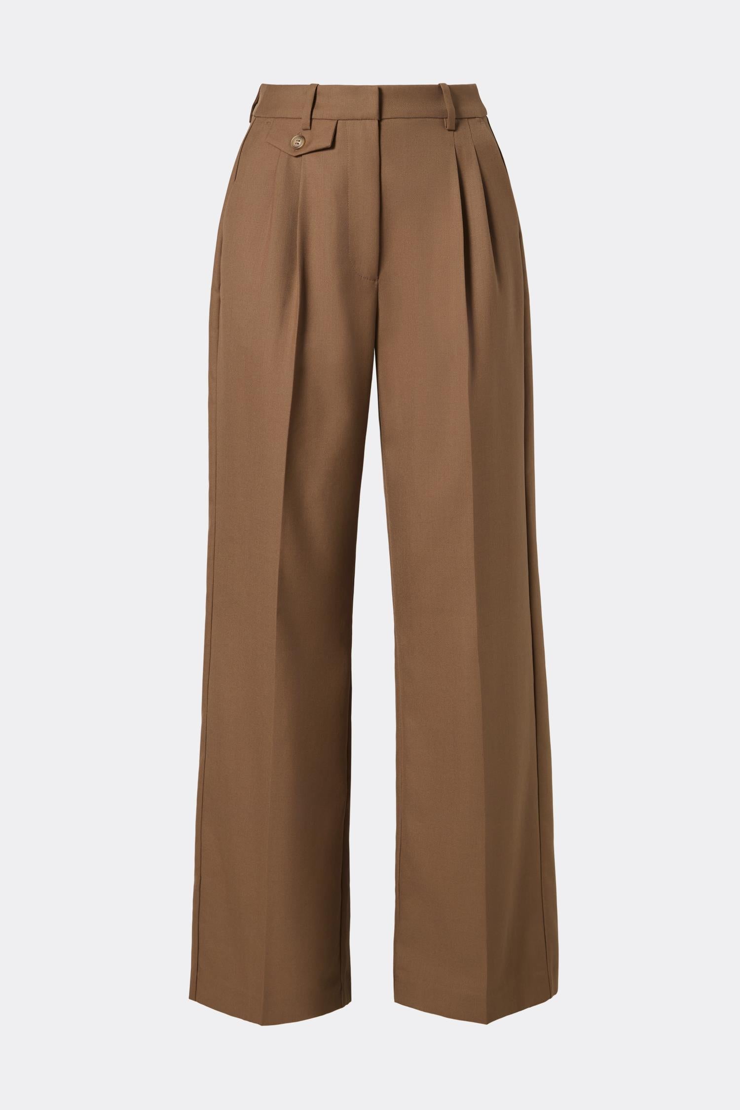 Yana Tailored Wide Pants Camel