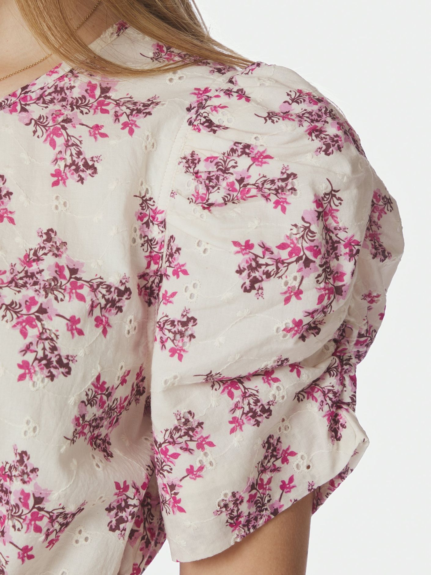 Annitas Starling Flower Dress Fuchsia