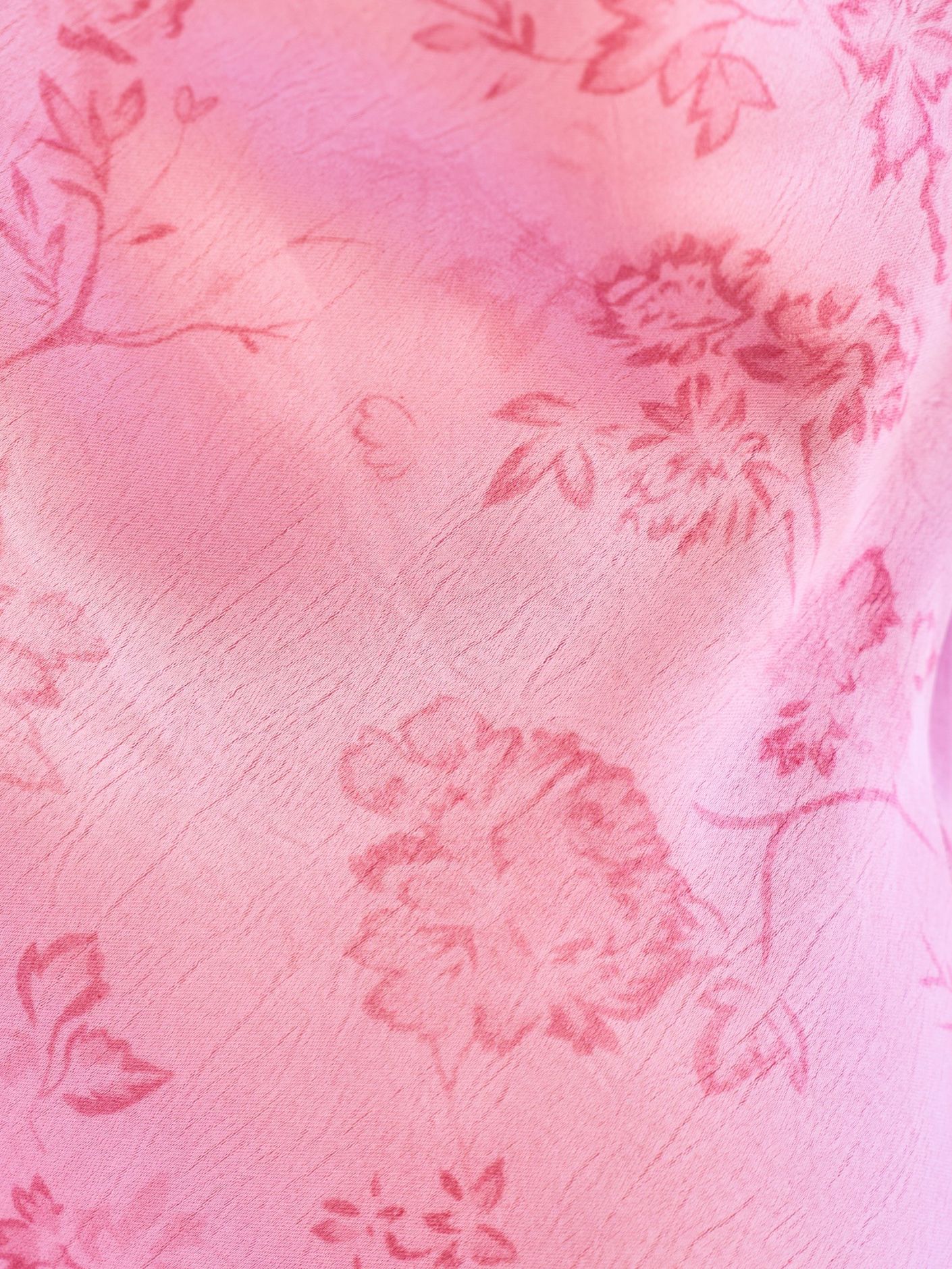 Fiona Pattern Satin Dress Light Pink