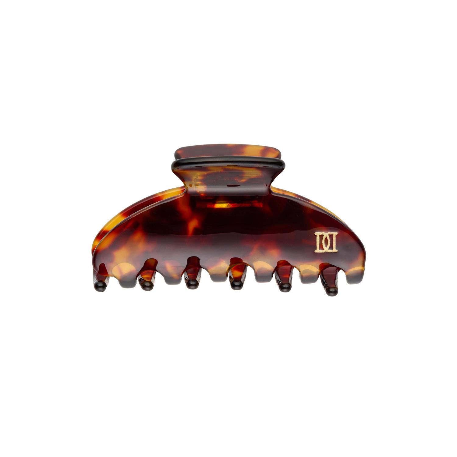 Plain Hair Claw Small Brown Tortoise