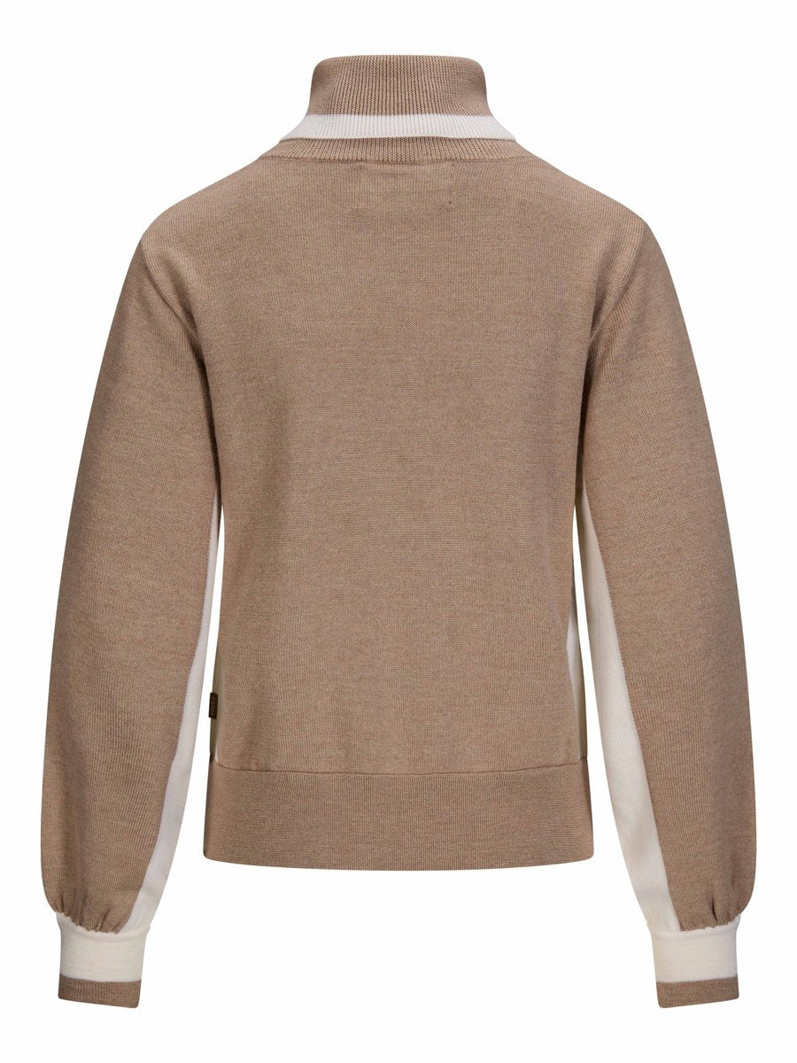 Maud Merino Sweater Beige Melange