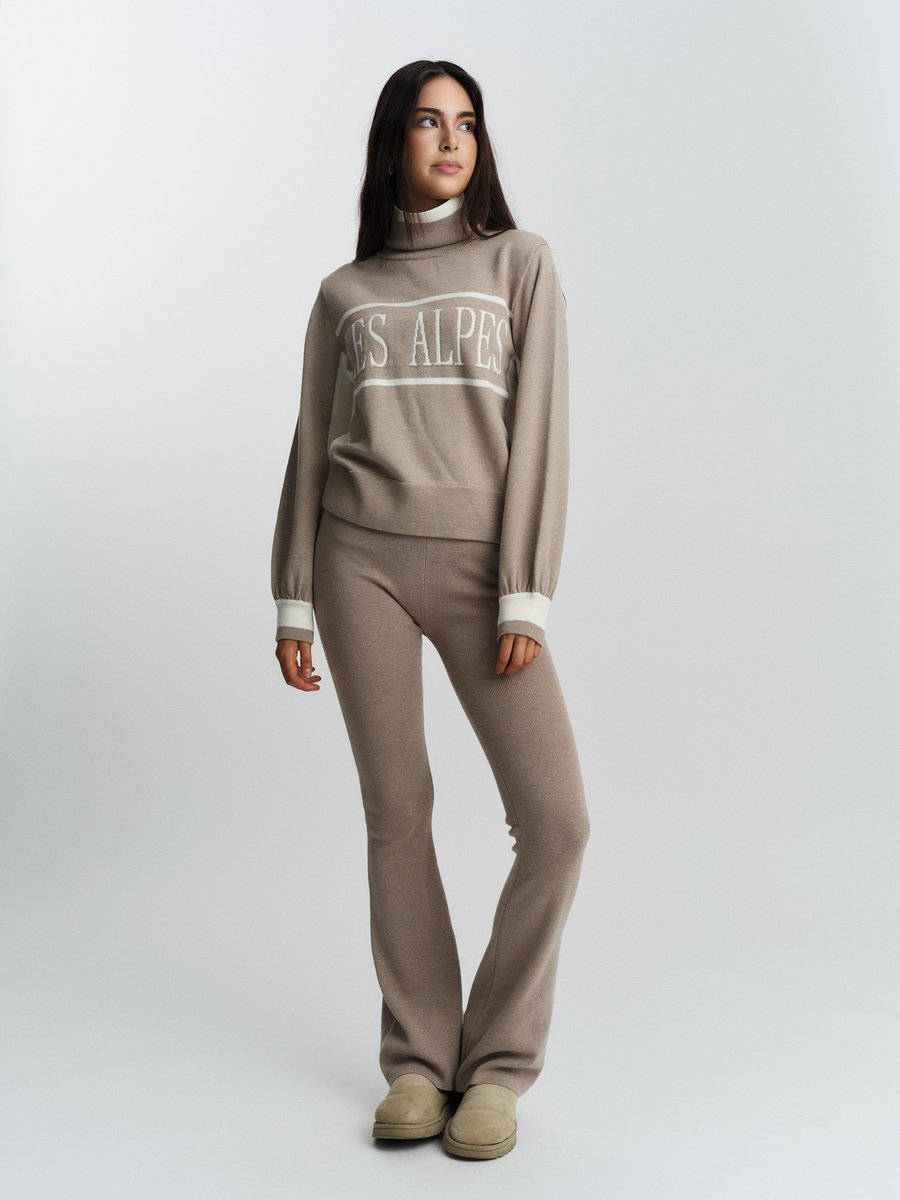 Maud Merino Sweater Beige Melange