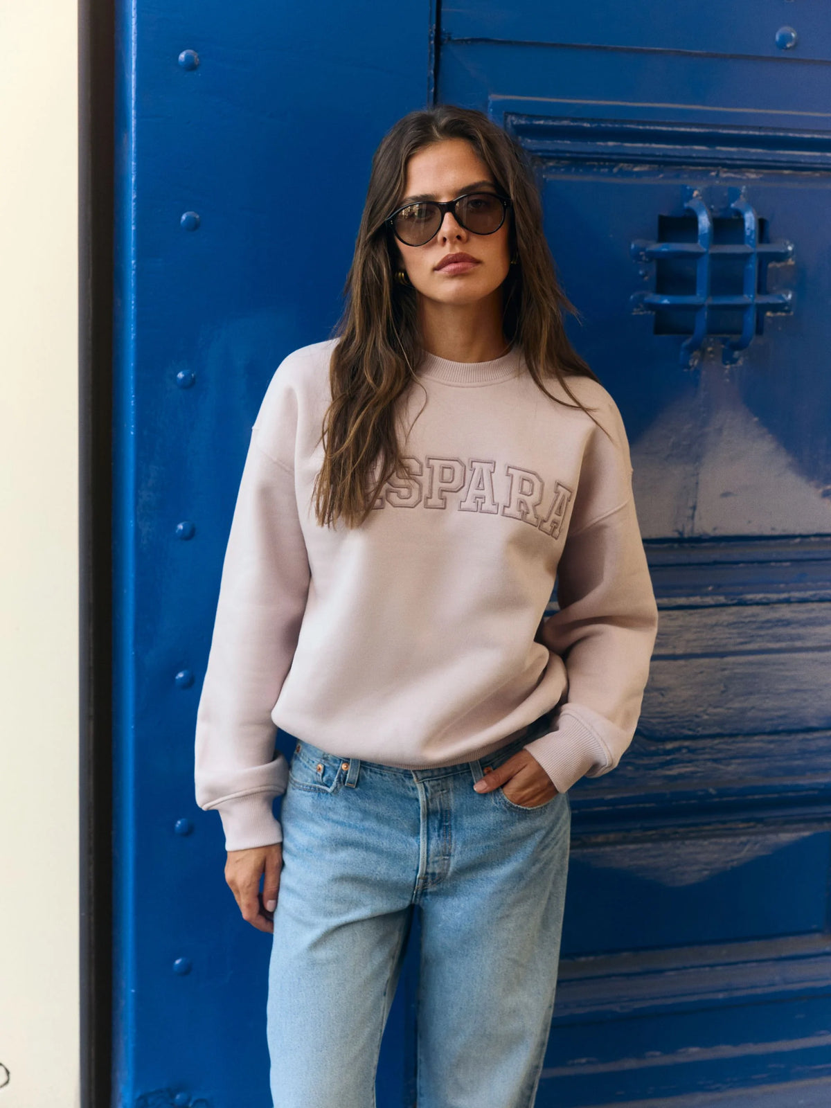 All-Star Crewneck Dusty Pink Outline
