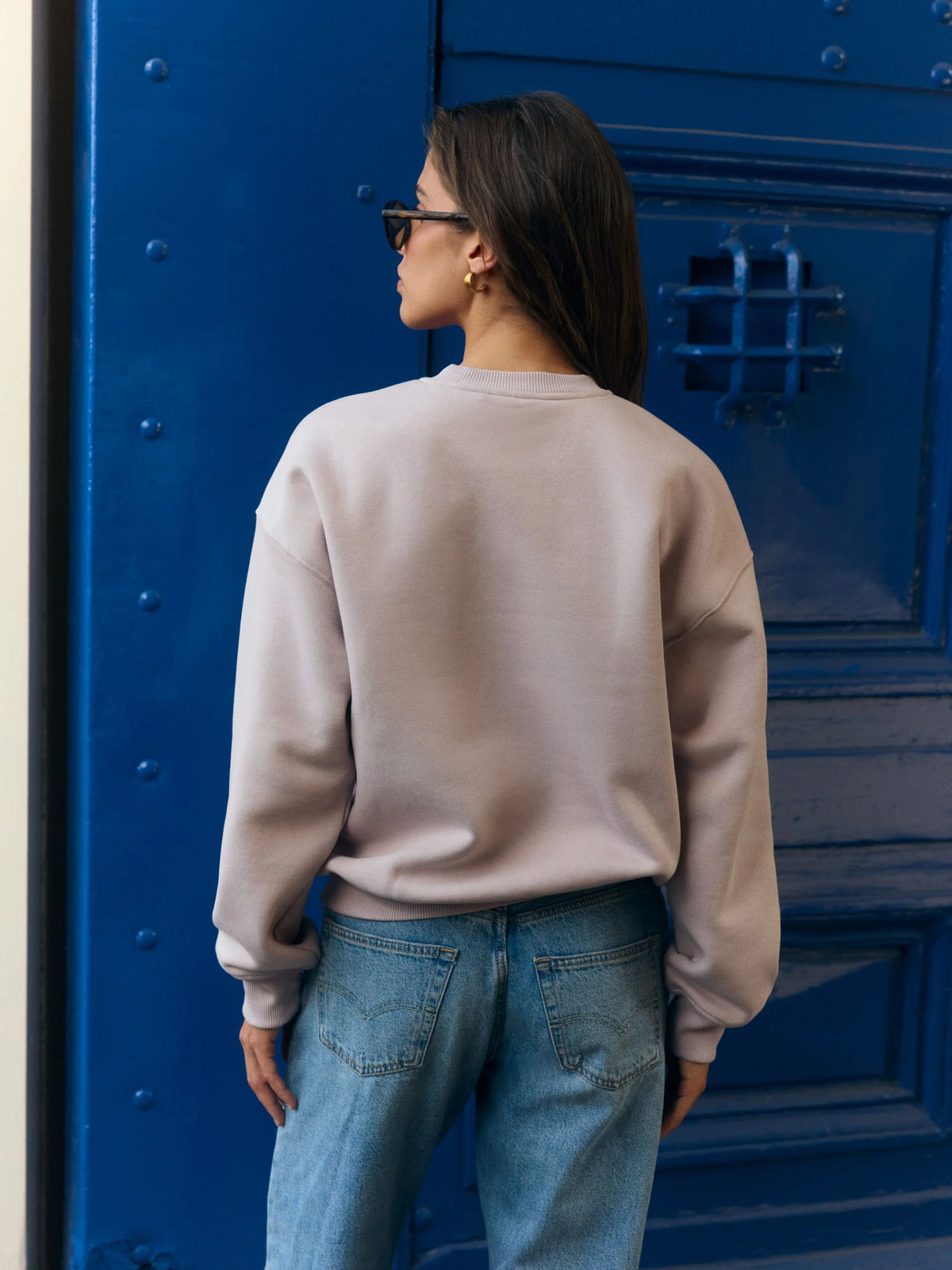 All-Star Crewneck Dusty Pink Outline