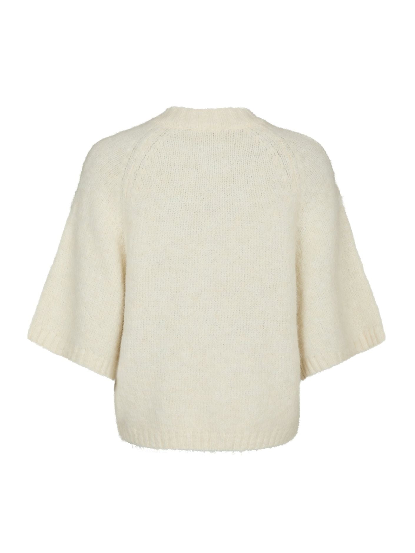 Benuta Fluffy Knit Cardigan Off White